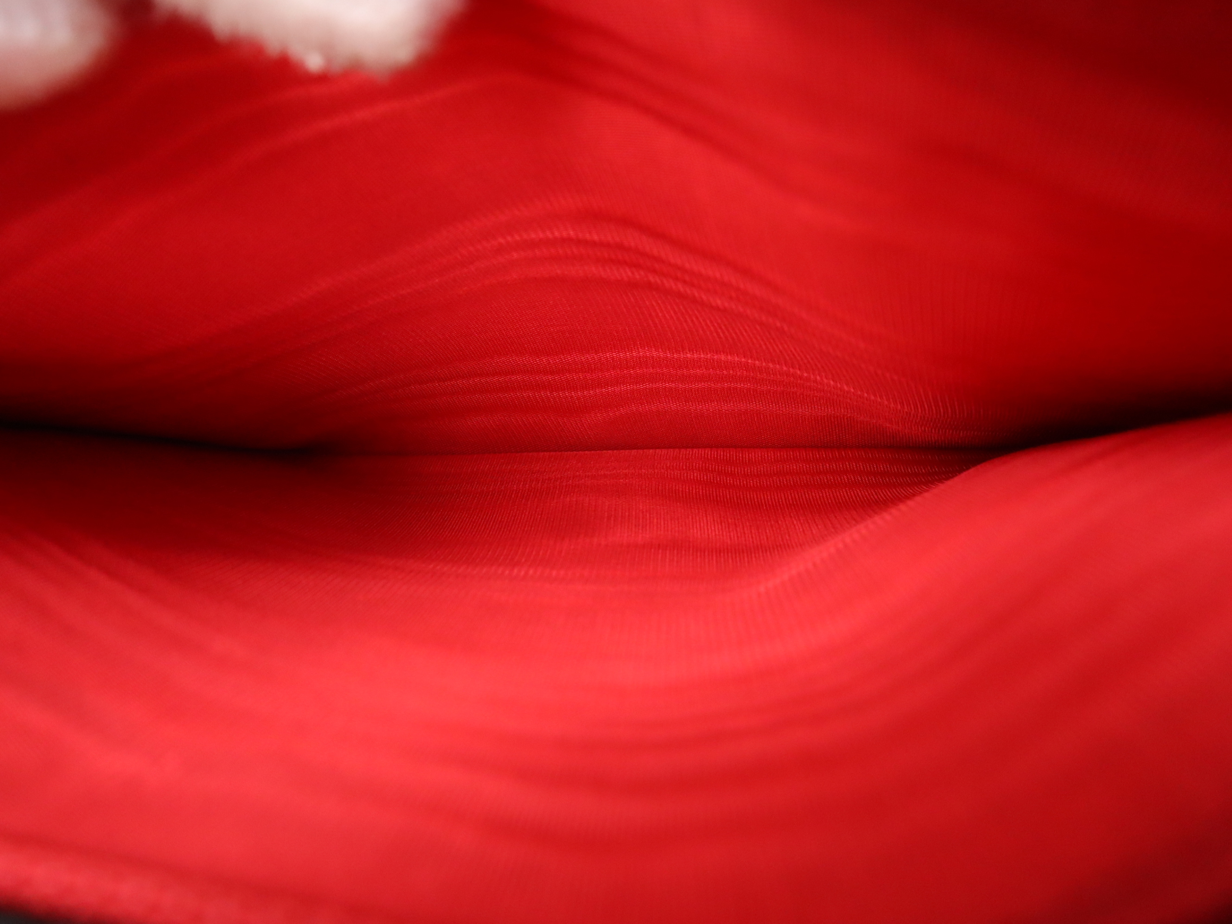Silk x Leather 2-Way Handbag with Scarf Print, Red & Black, with Shoulder Strap — view 12