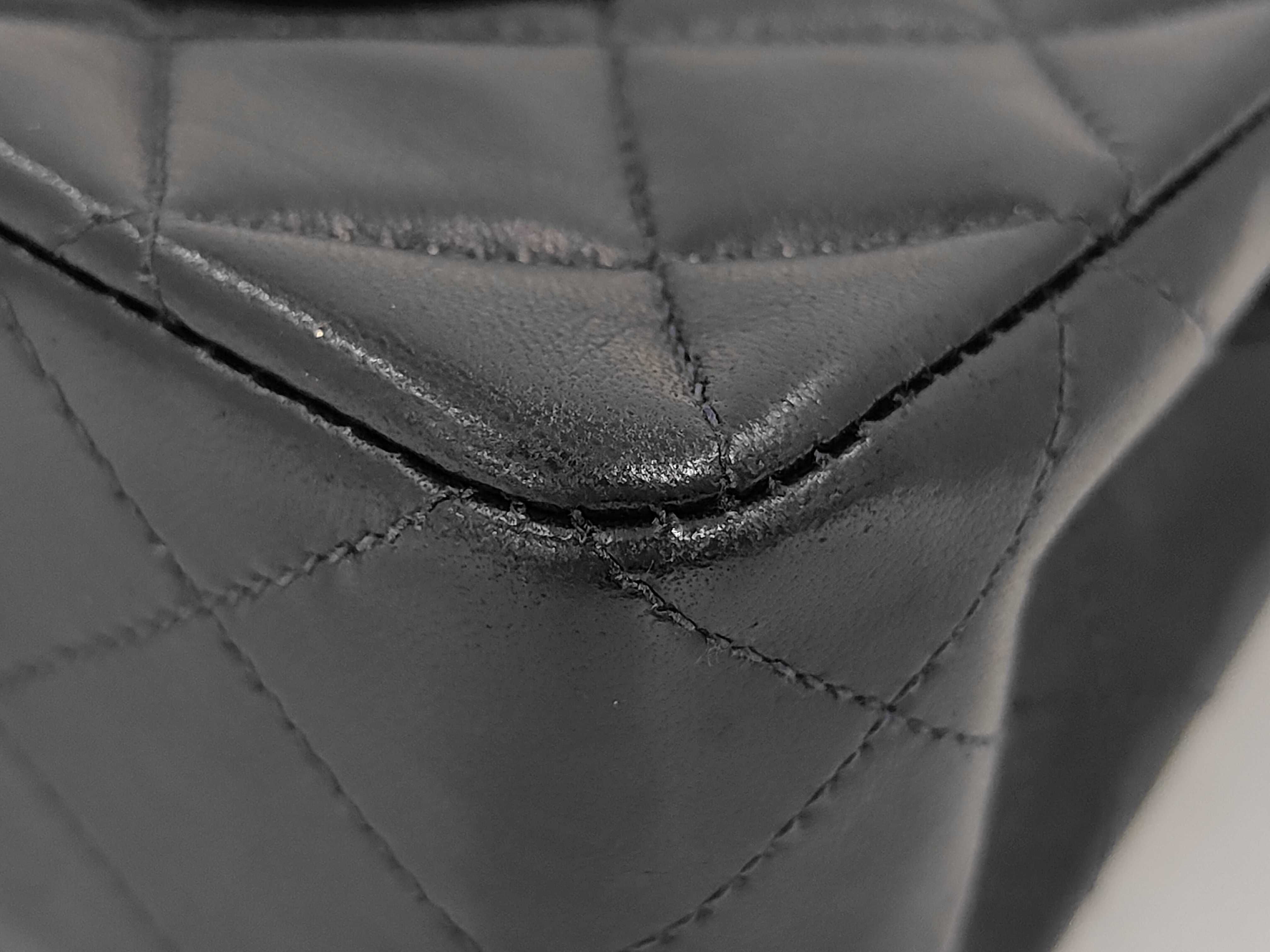 Matelassé 23 Lambskin Double Flap Double Chain Shoulder Bag — view 3