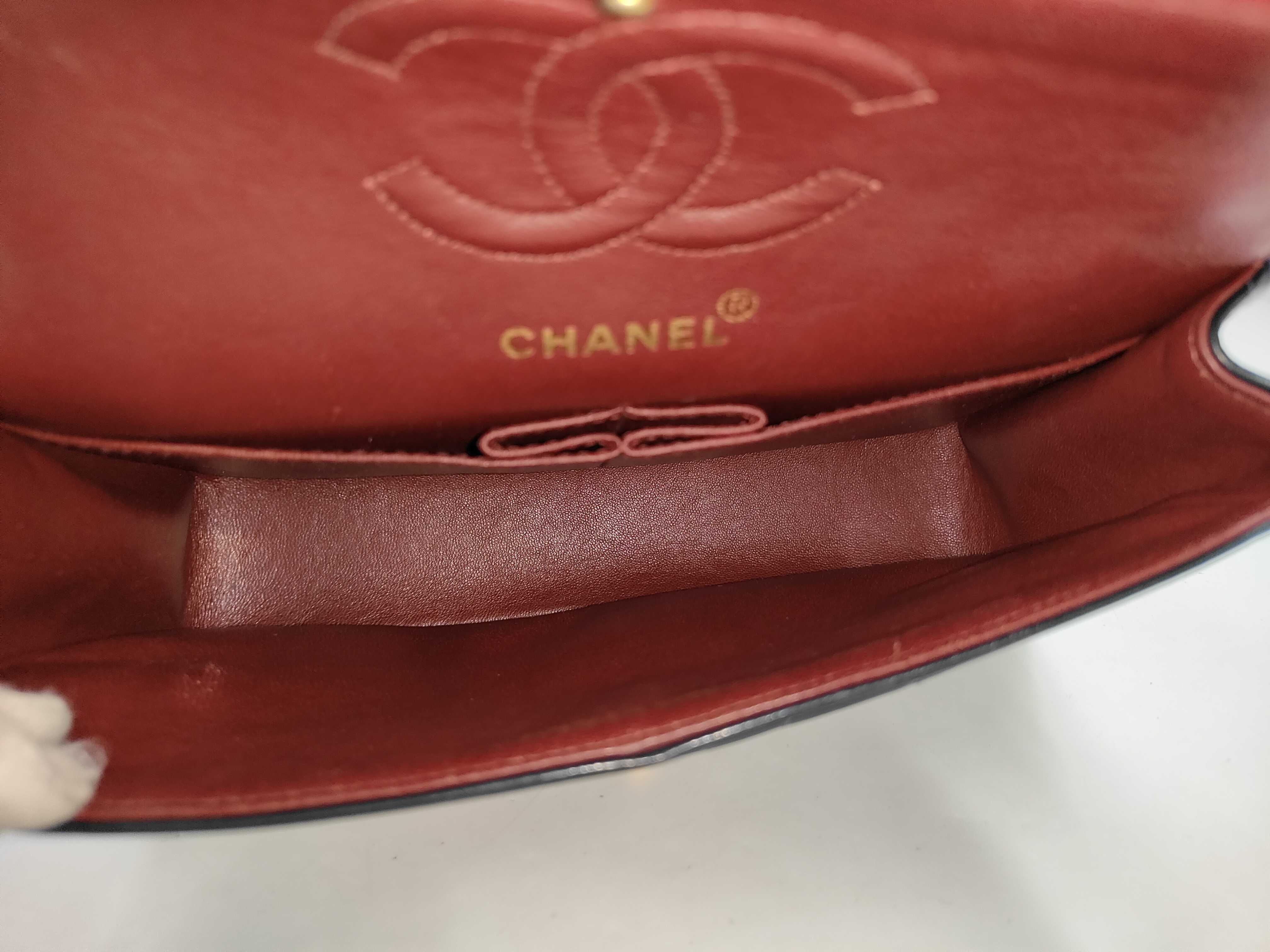Matelassé 23 Lambskin Double Flap Double Chain Shoulder Bag — view 10
