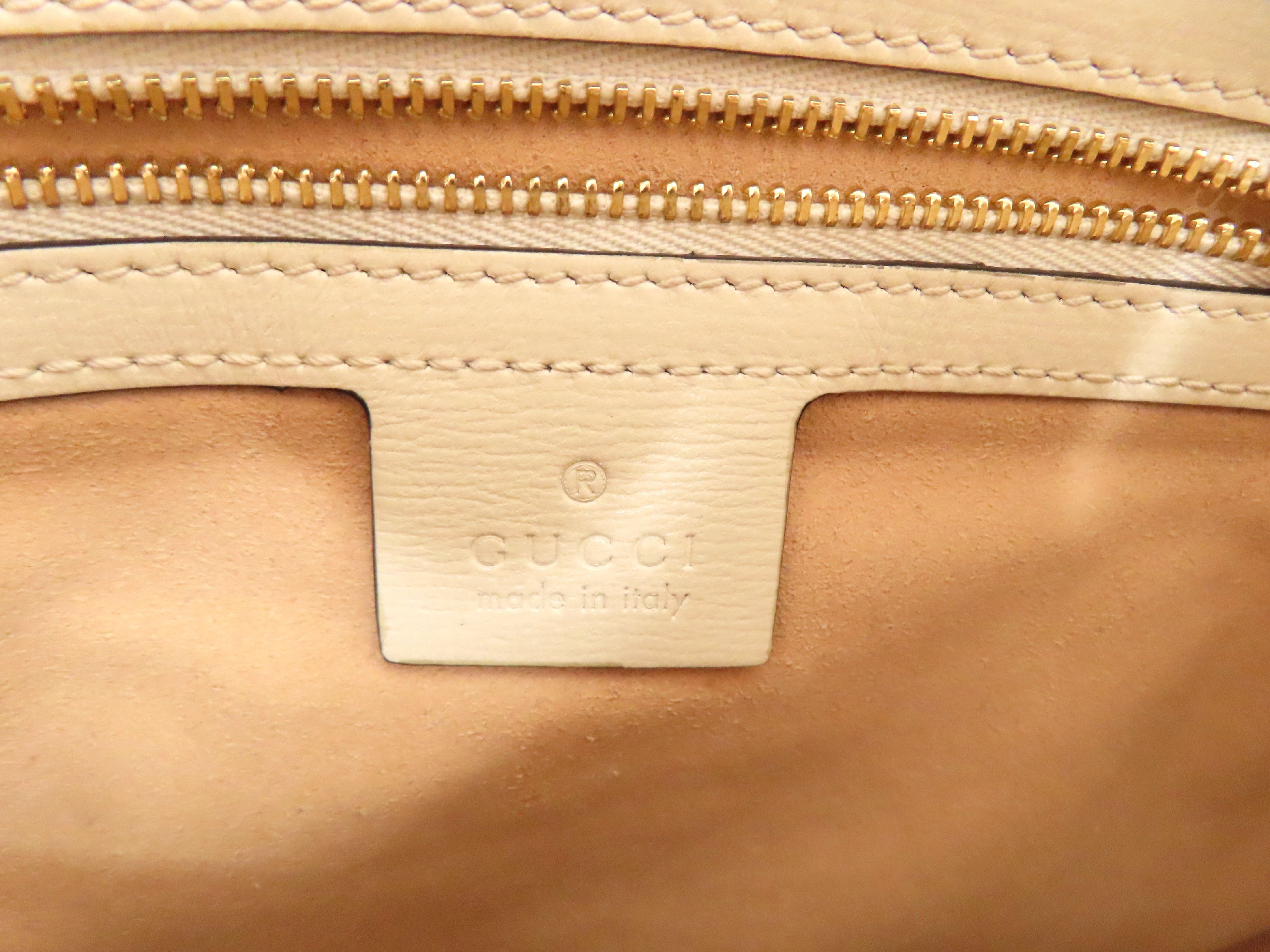 DU- GG Supreme Horsebit PVC Shoulder Bag Beige x Brown 645454 Shoulder Bag — view 11