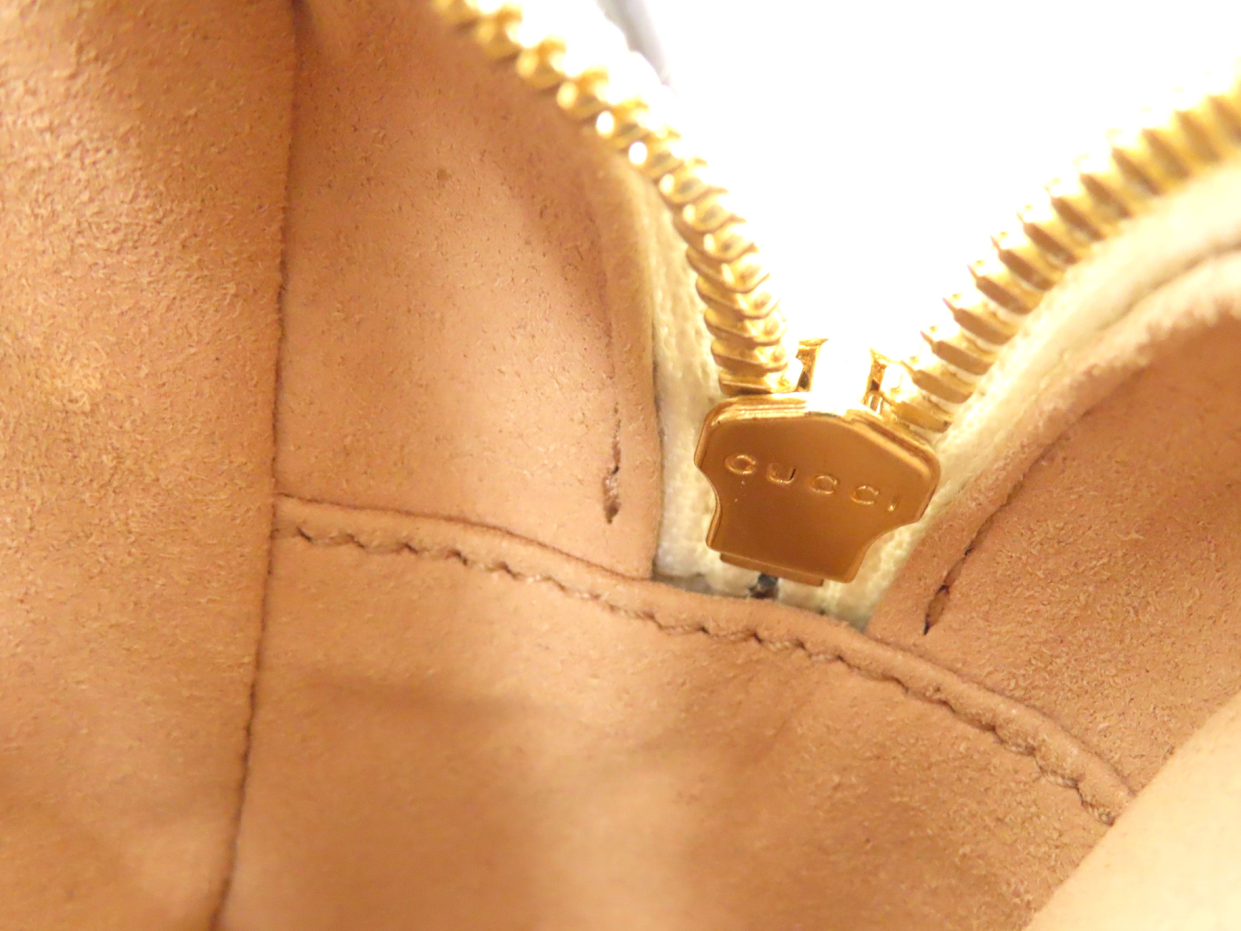 DU- GG Supreme Horsebit PVC Shoulder Bag Beige x Brown 645454 Shoulder Bag — view 9
