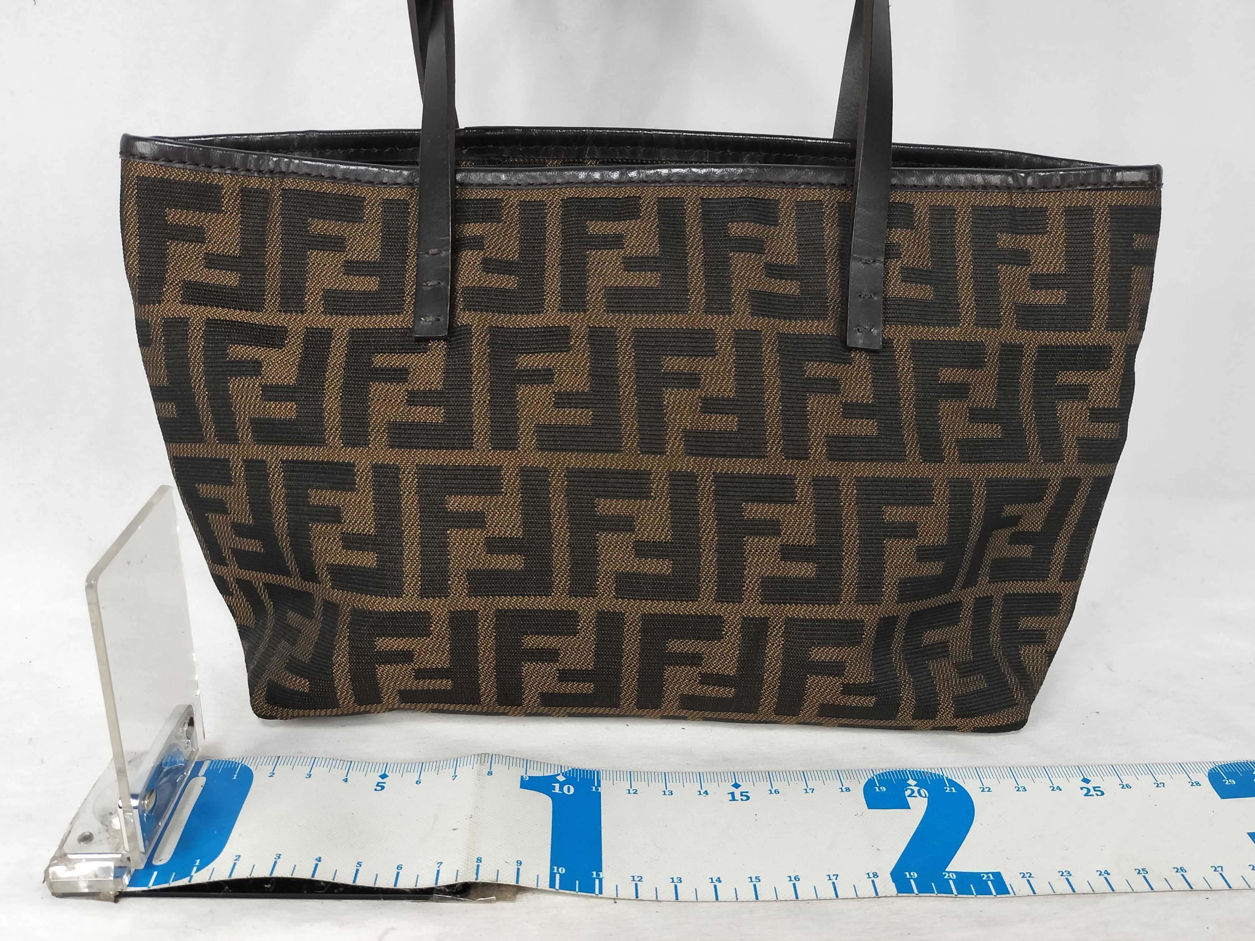 Zucca pattern mini tote bag, Zucca FF pattern tote bag — view 2