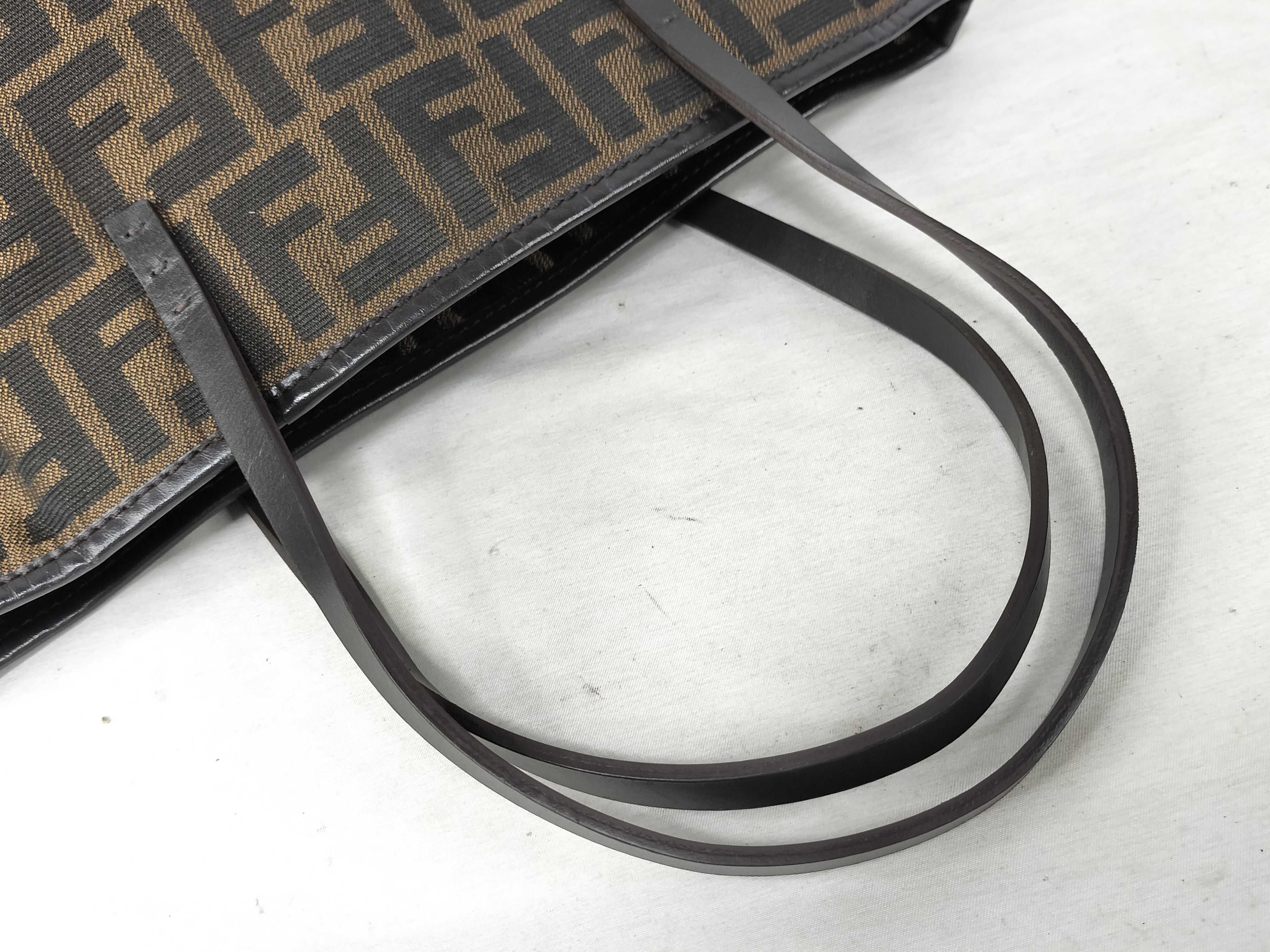 Zucca pattern mini tote bag, Zucca FF pattern tote bag — view 3