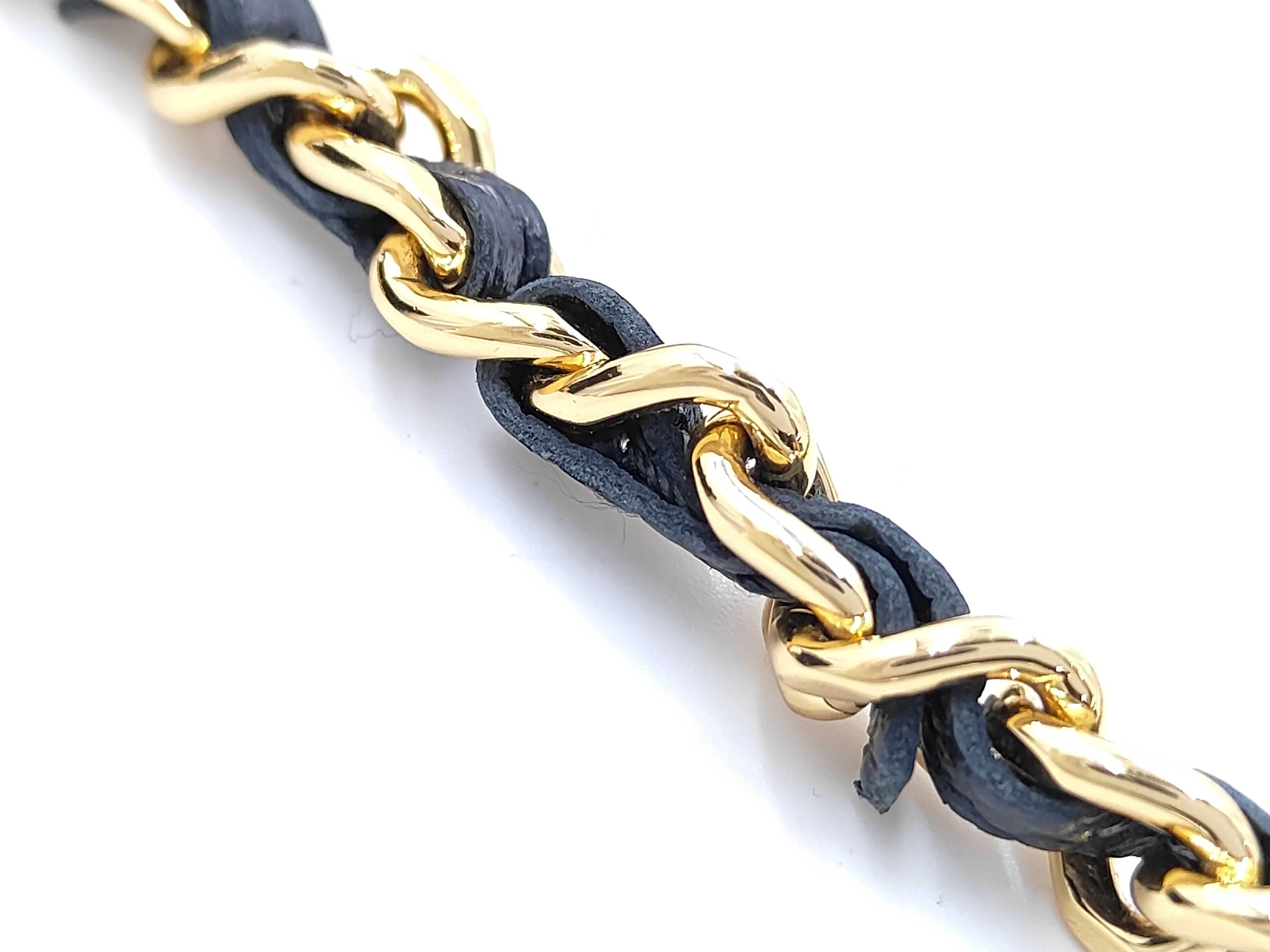 Matelassé Chain Wallet, Black Caviar Leather, Gold Hardware, Shoulder Bag — view 5