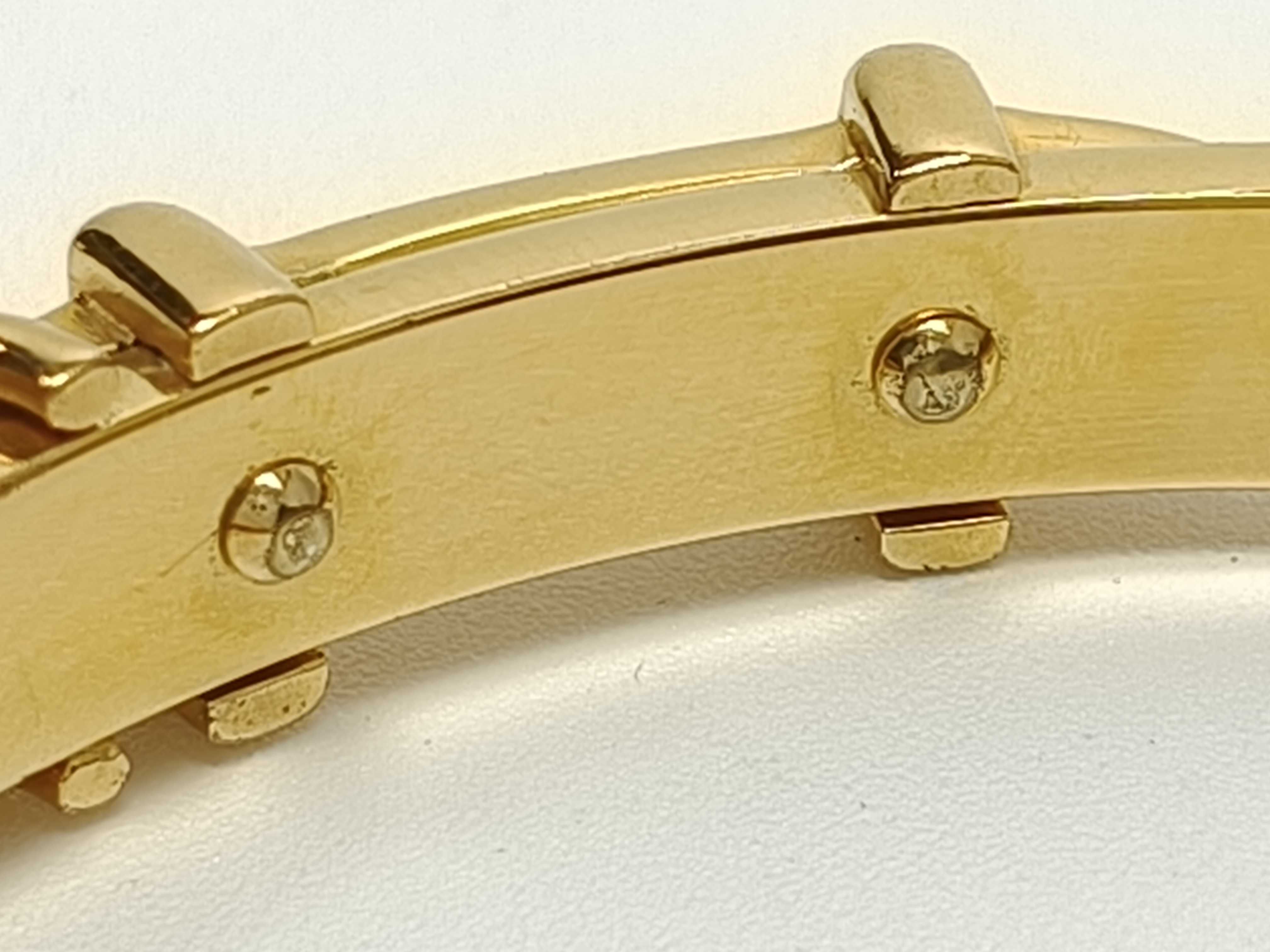 Belt Motif Jumping Bangle Bracelet Gold Bracelet/Bangle — view 7
