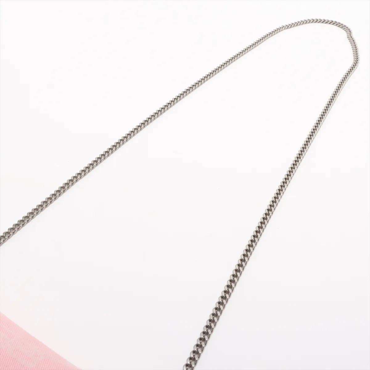 Hourglass XS Canvas x Leather Chain Wallet Pink 714123 — view 5