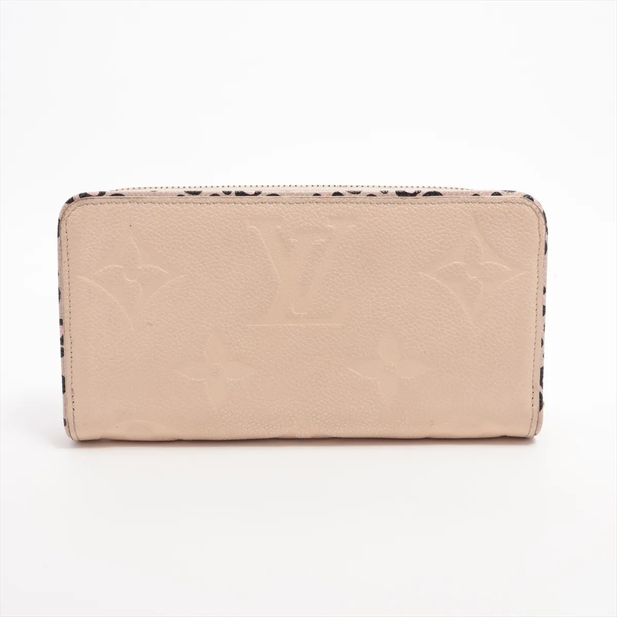 Monogram Wild at Heart Zippy Wallet M80685 Cream Round Zip Wallet (RFID detected) — view 2