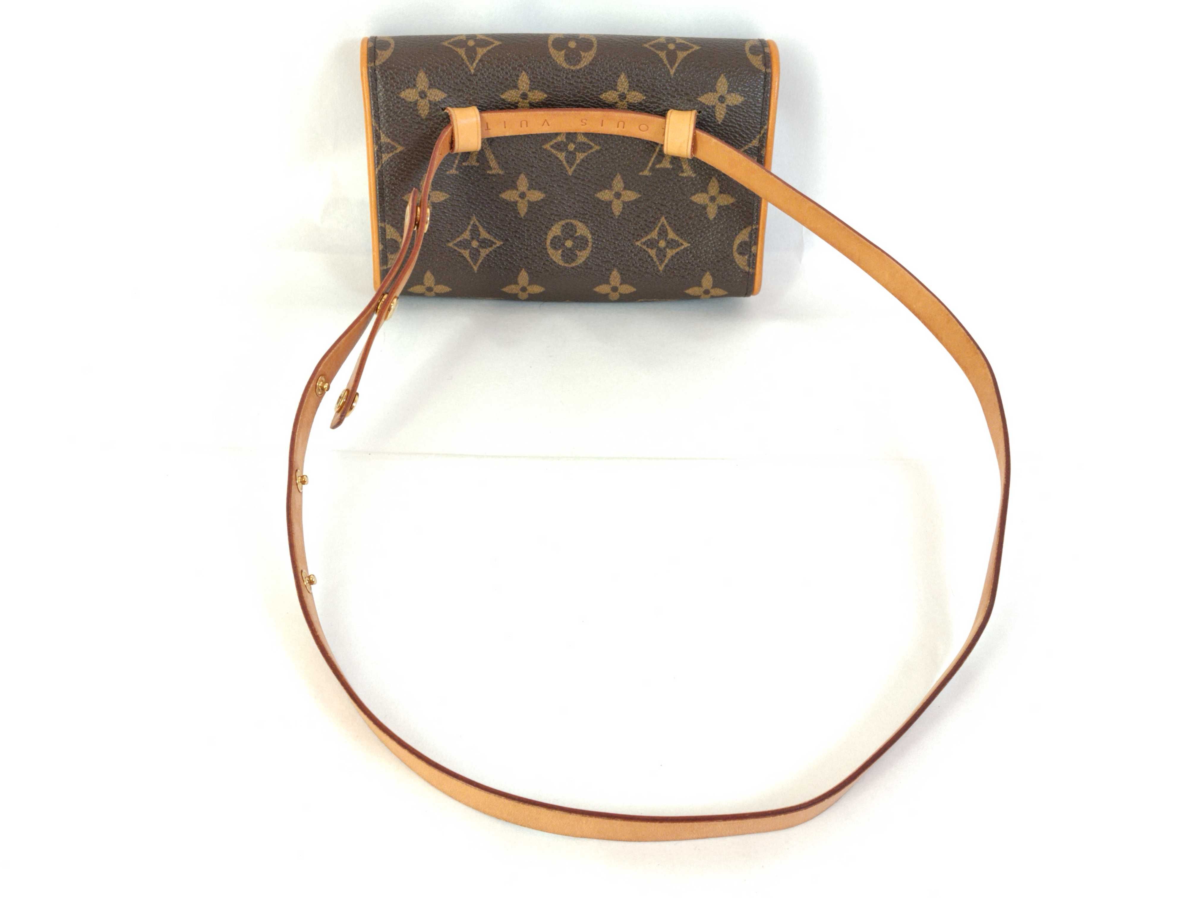 Monogram Pochette Florentine M51855 Brown, Belt Size XS, FL1014 Waist Bag — view 3