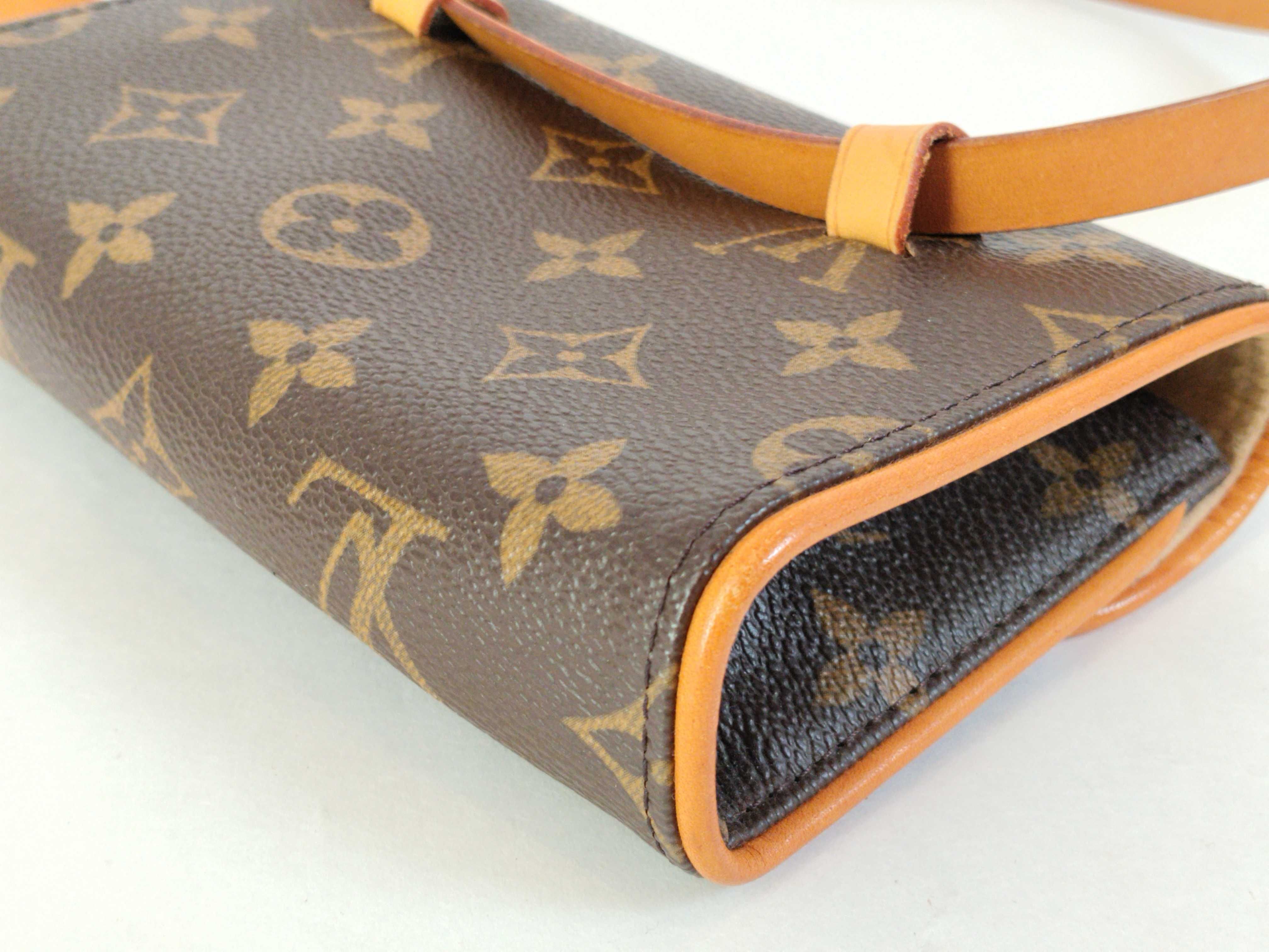Monogram Pochette Florentine M51855 Brown, Belt Size XS, FL1014 Waist Bag — view 7