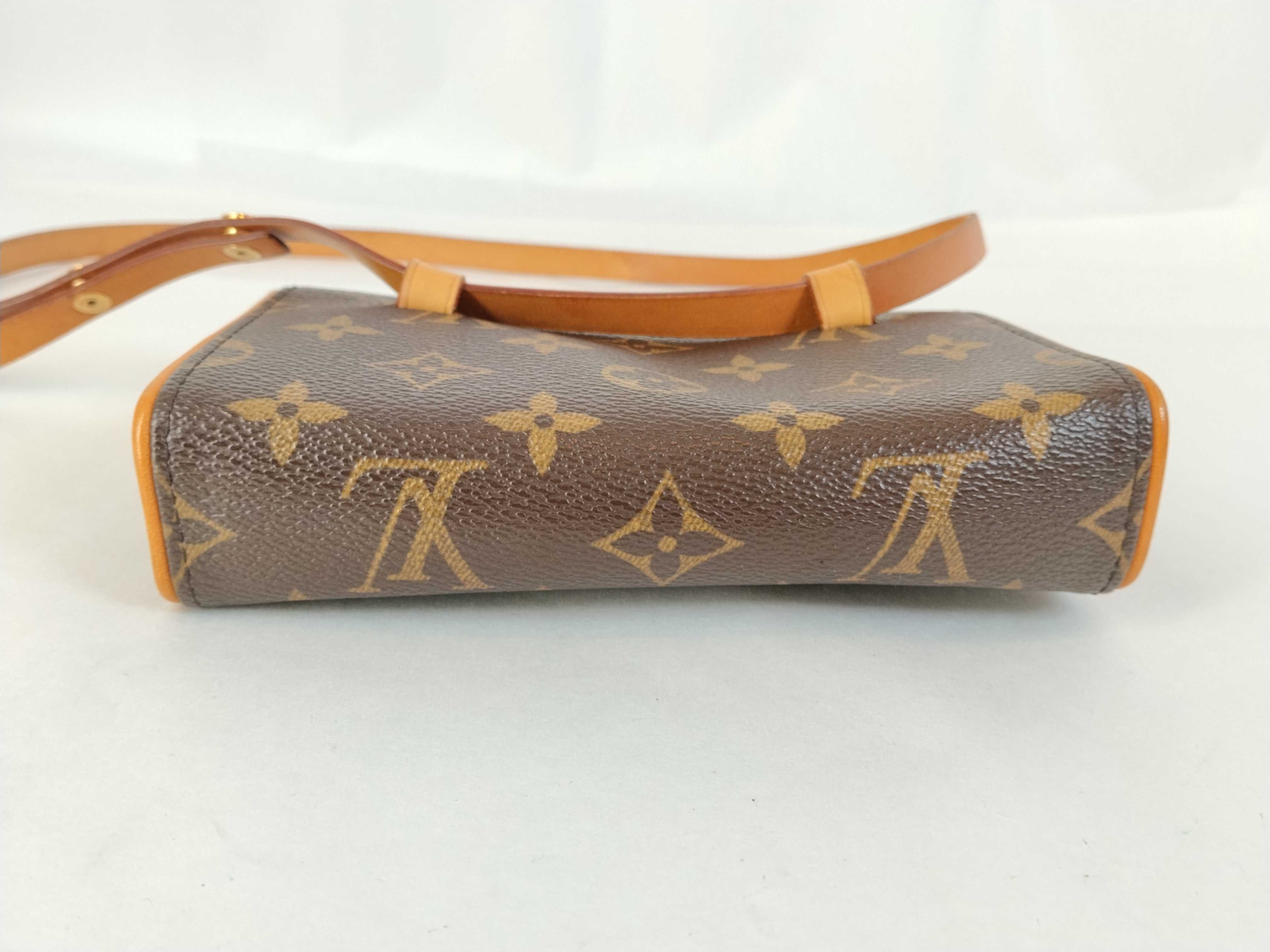 Monogram Pochette Florentine M51855 Brown, Belt Size XS, FL1014 Waist Bag — view 8