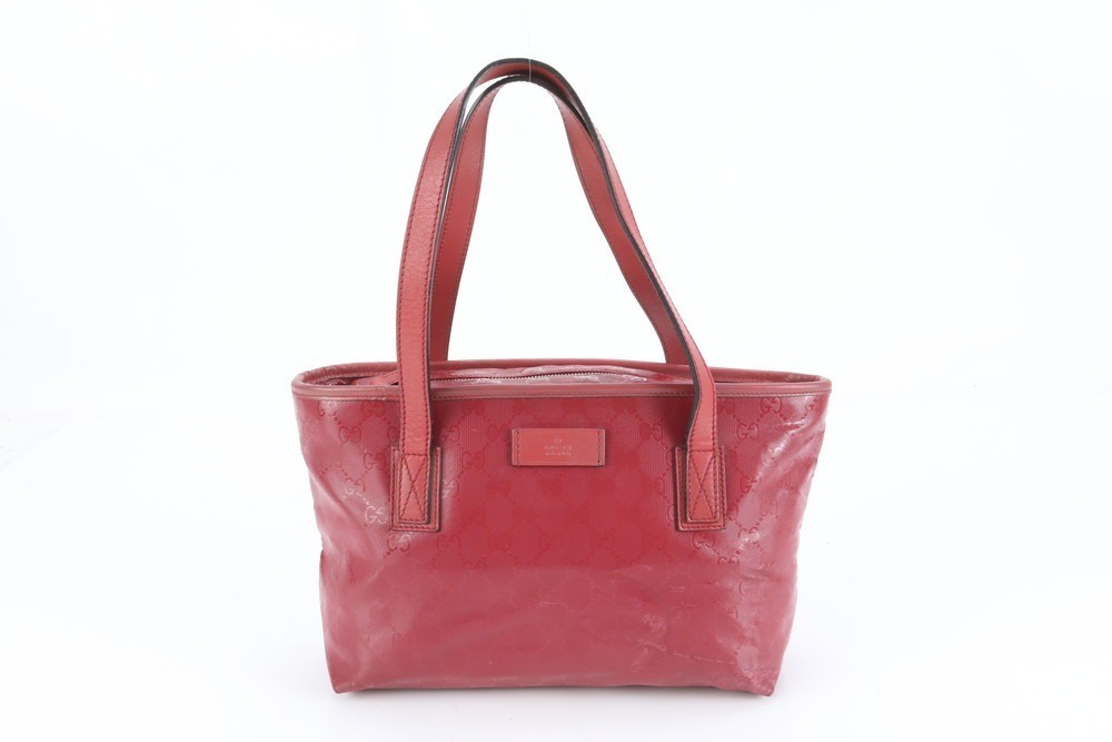 GG Imprime 211133 Leather Tote Bag