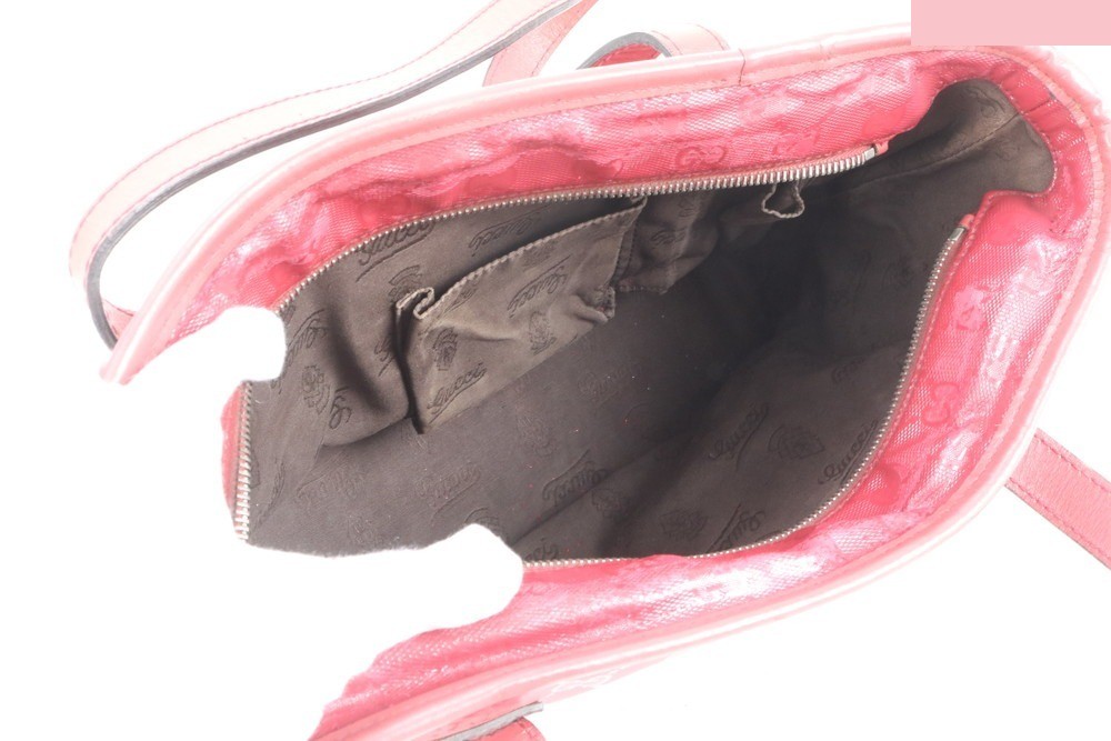 GG Imprime 211133 Leather Tote Bag — view 7