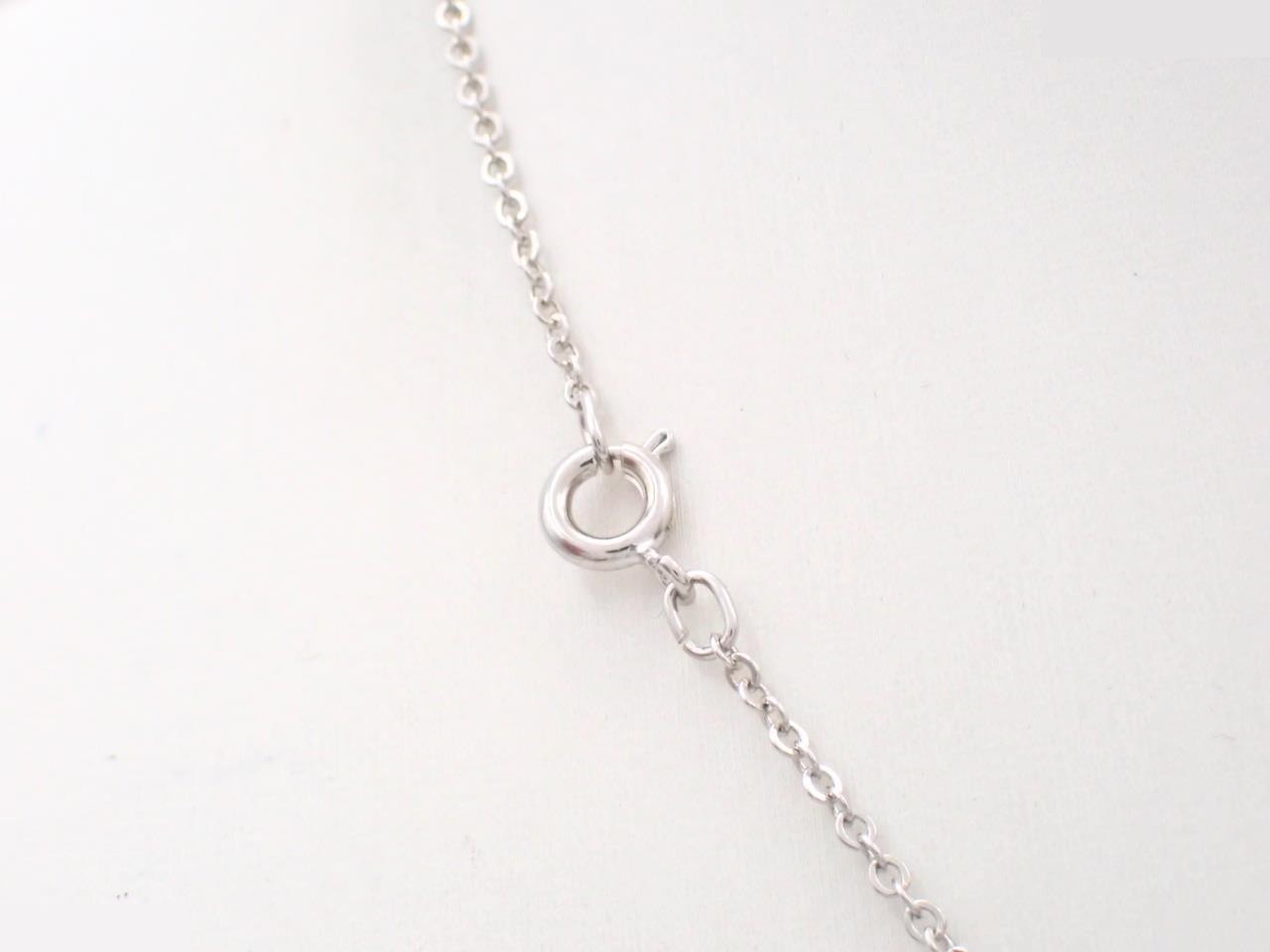 Necklace silver dior surf logo — view 2