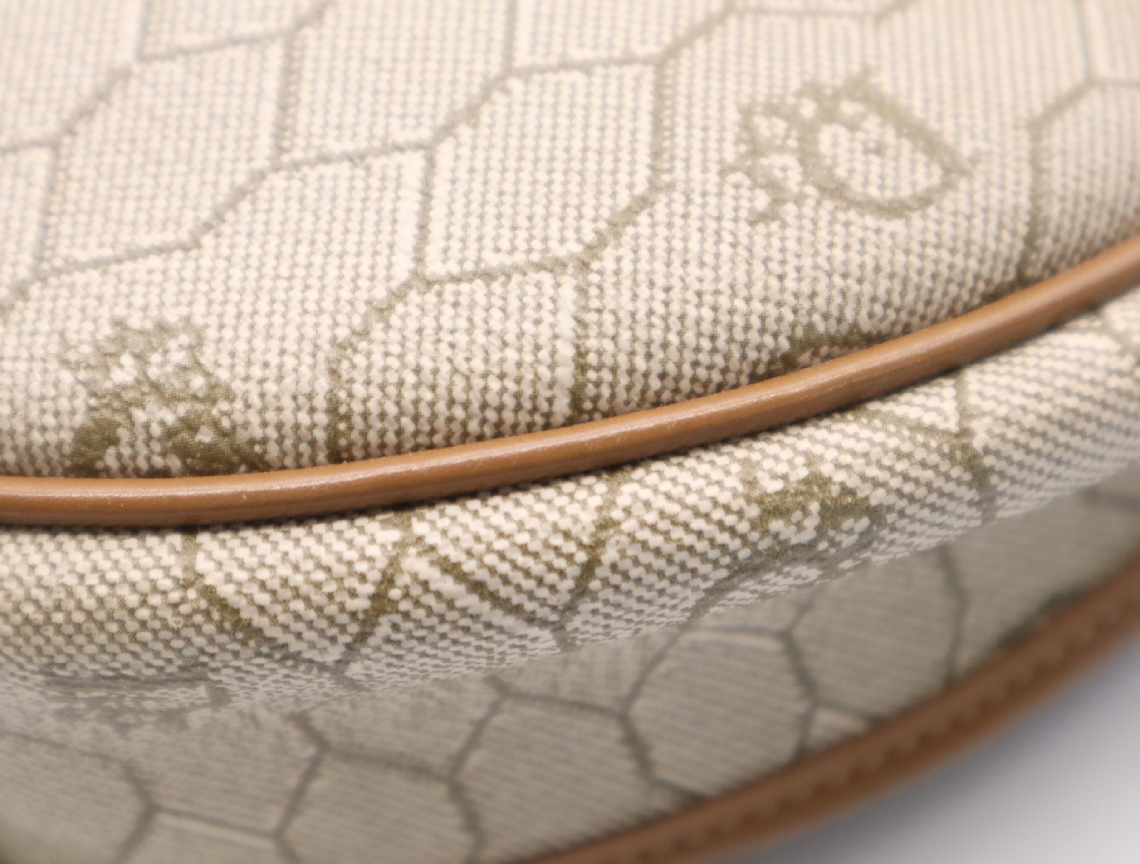 PVC Honeycomb Beige Shoulder Bag — view 7