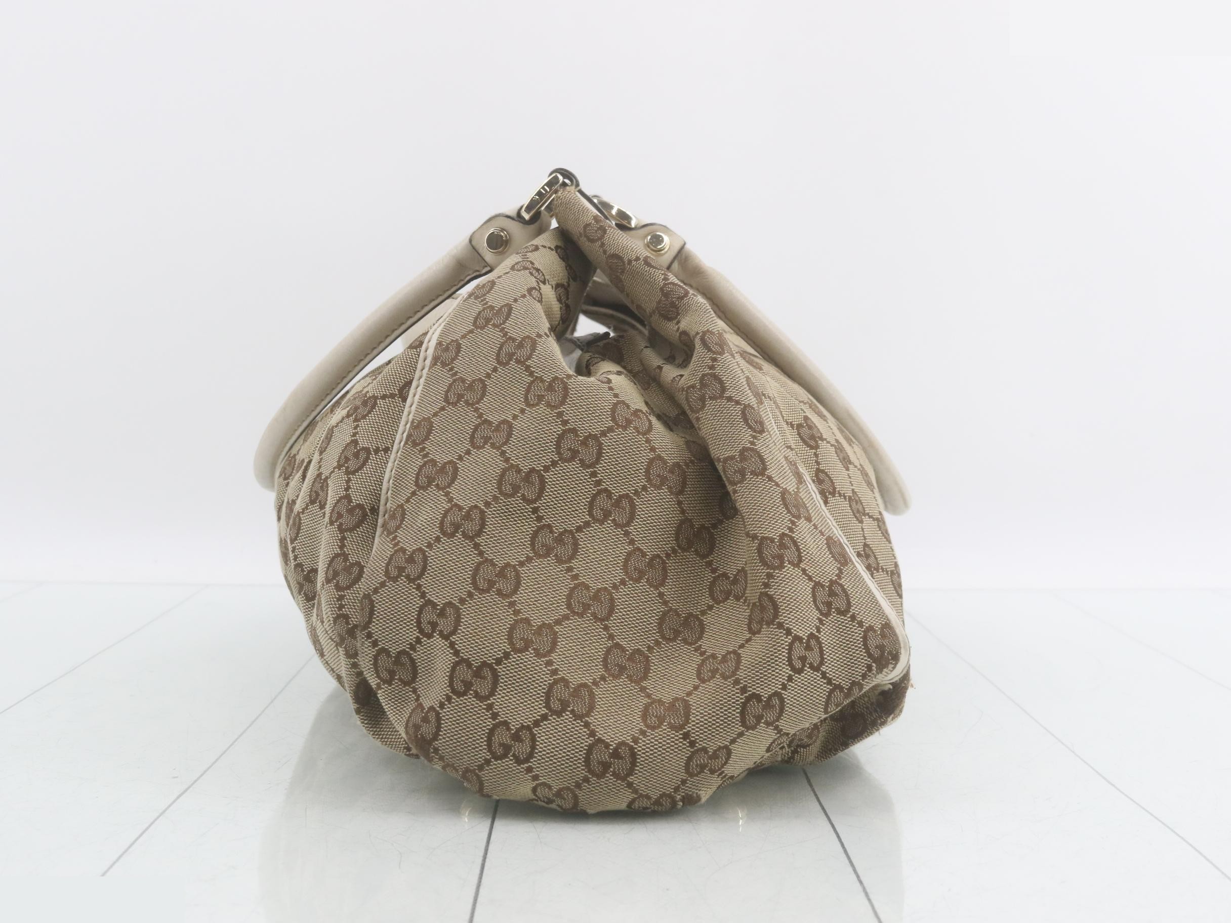 189835 Abby GG Canvas Tote Bag — view 3