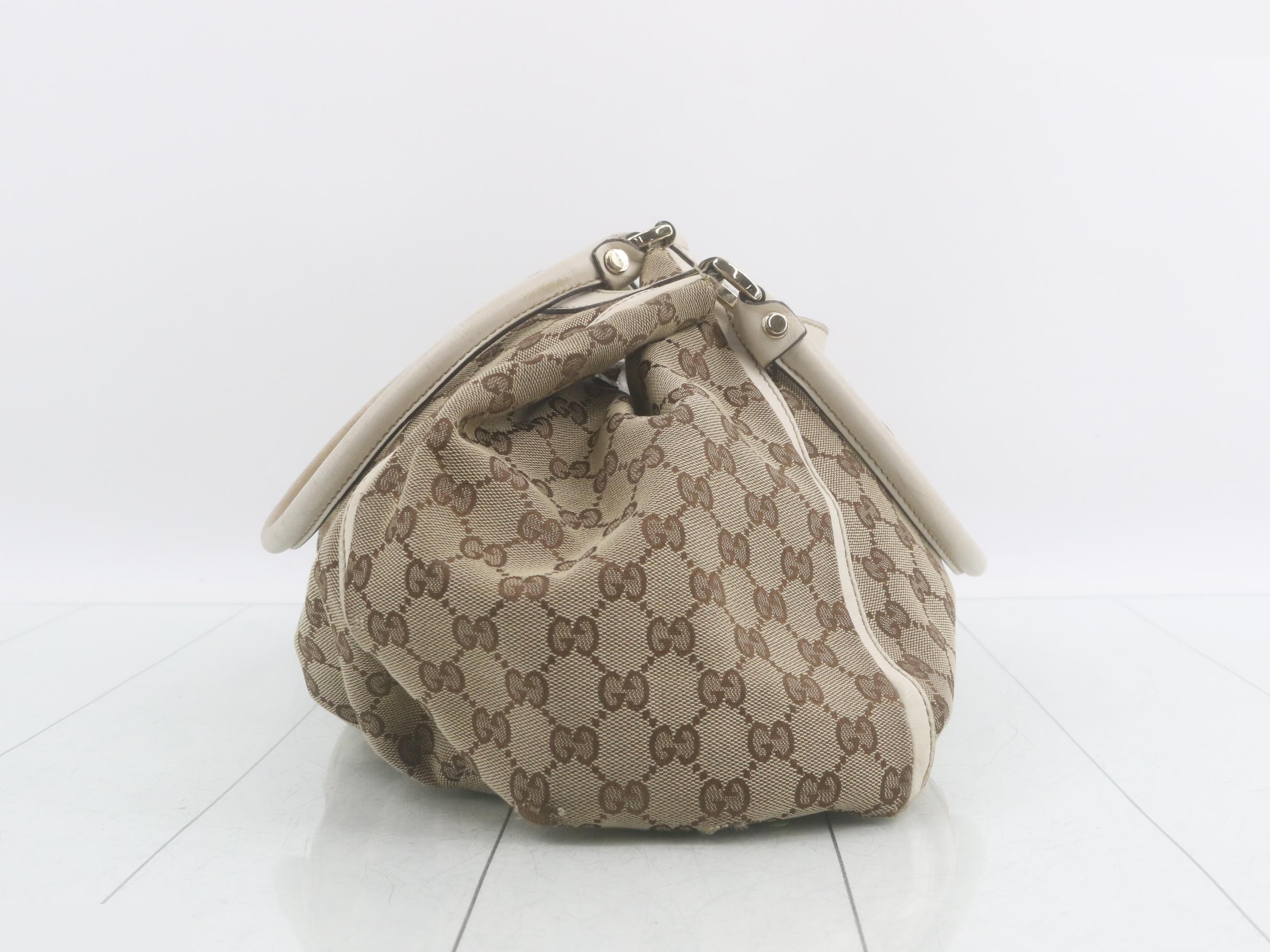 189835 Abby GG Canvas Tote Bag — view 4