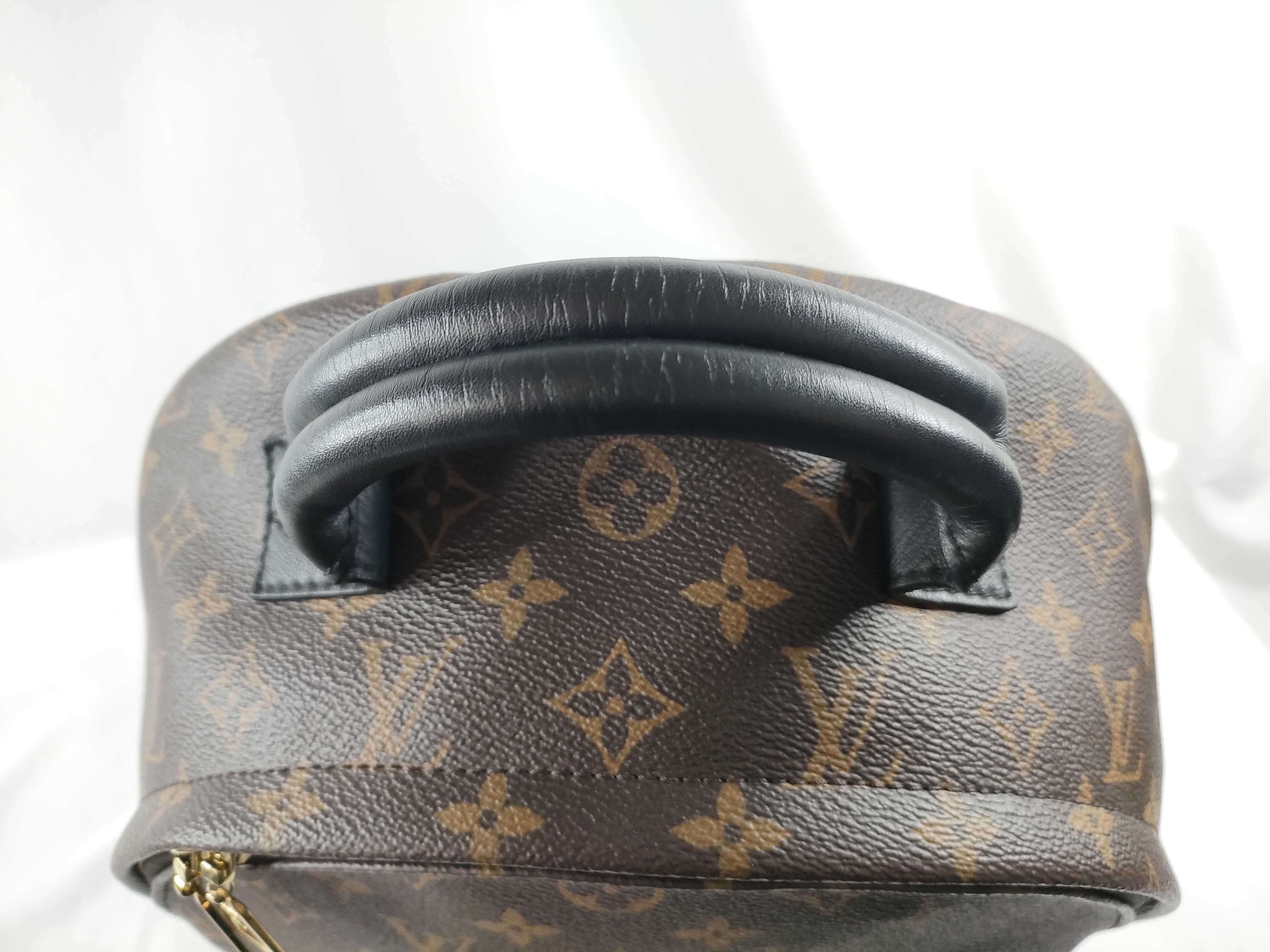 Monogram LV Palm Springs Brown Monogram Medium Rucksack — view 9