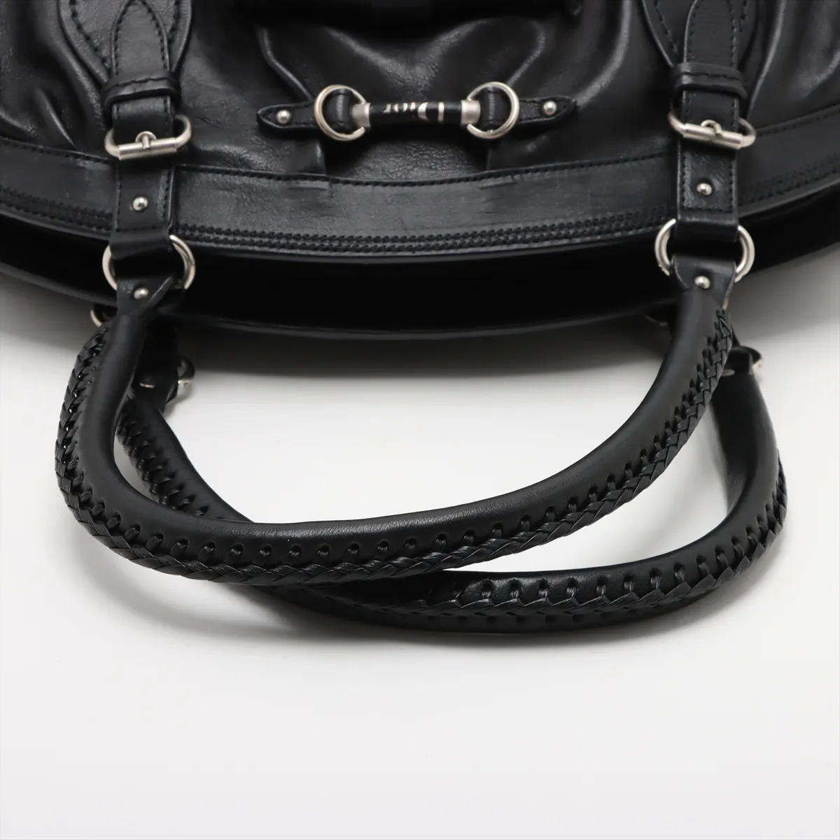 Leather Handbag Black My Dior Frame — view 5