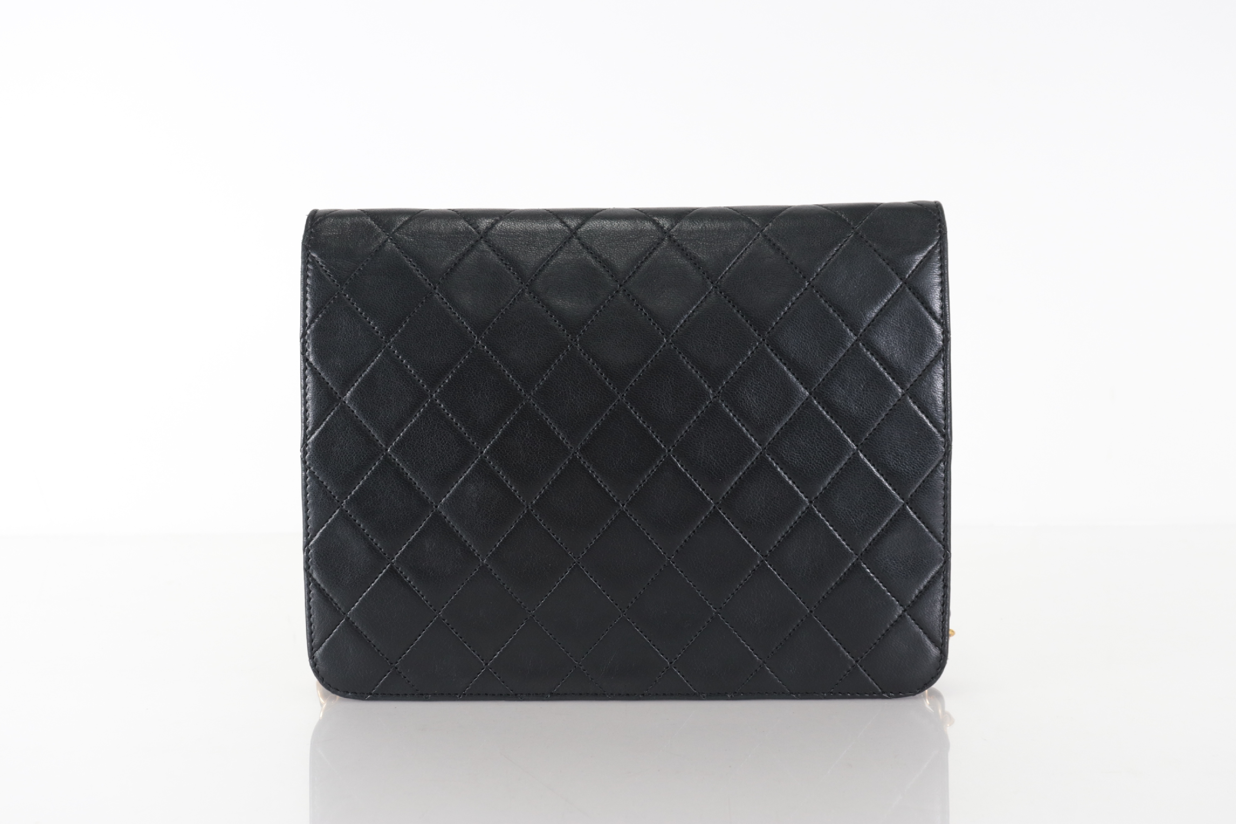 Push-Lock Lambskin Chain Shoulder Bag (Series 6) — view 3