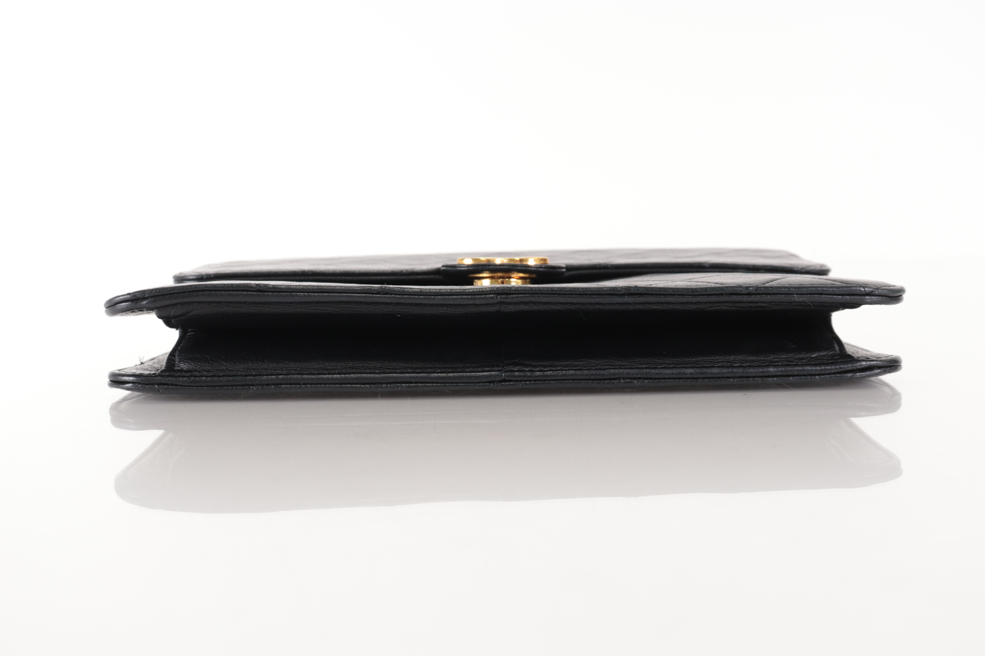 Push-Lock Lambskin Chain Shoulder Bag (Series 6) — view 7