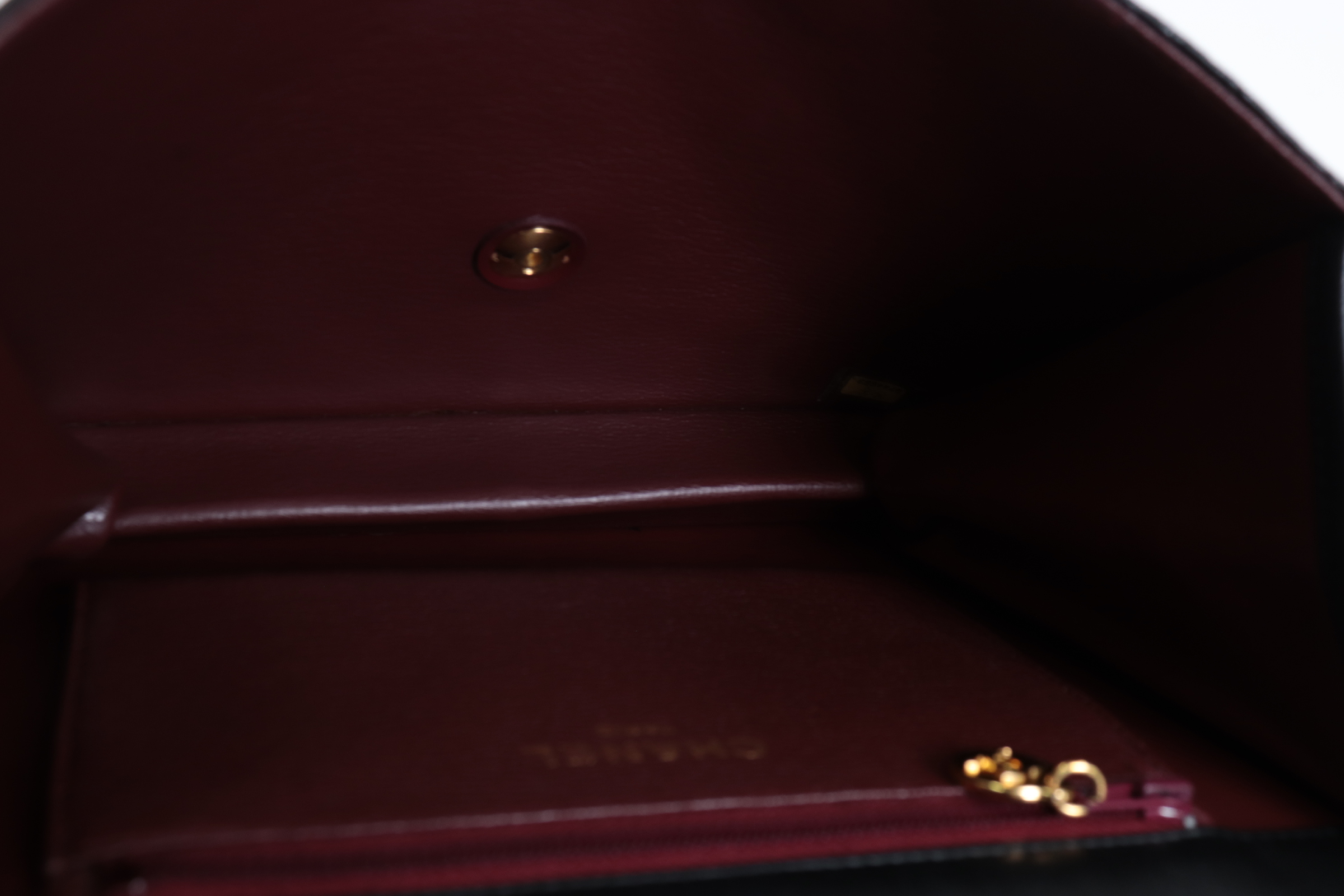 Push-Lock Lambskin Chain Shoulder Bag (Series 6) — view 10