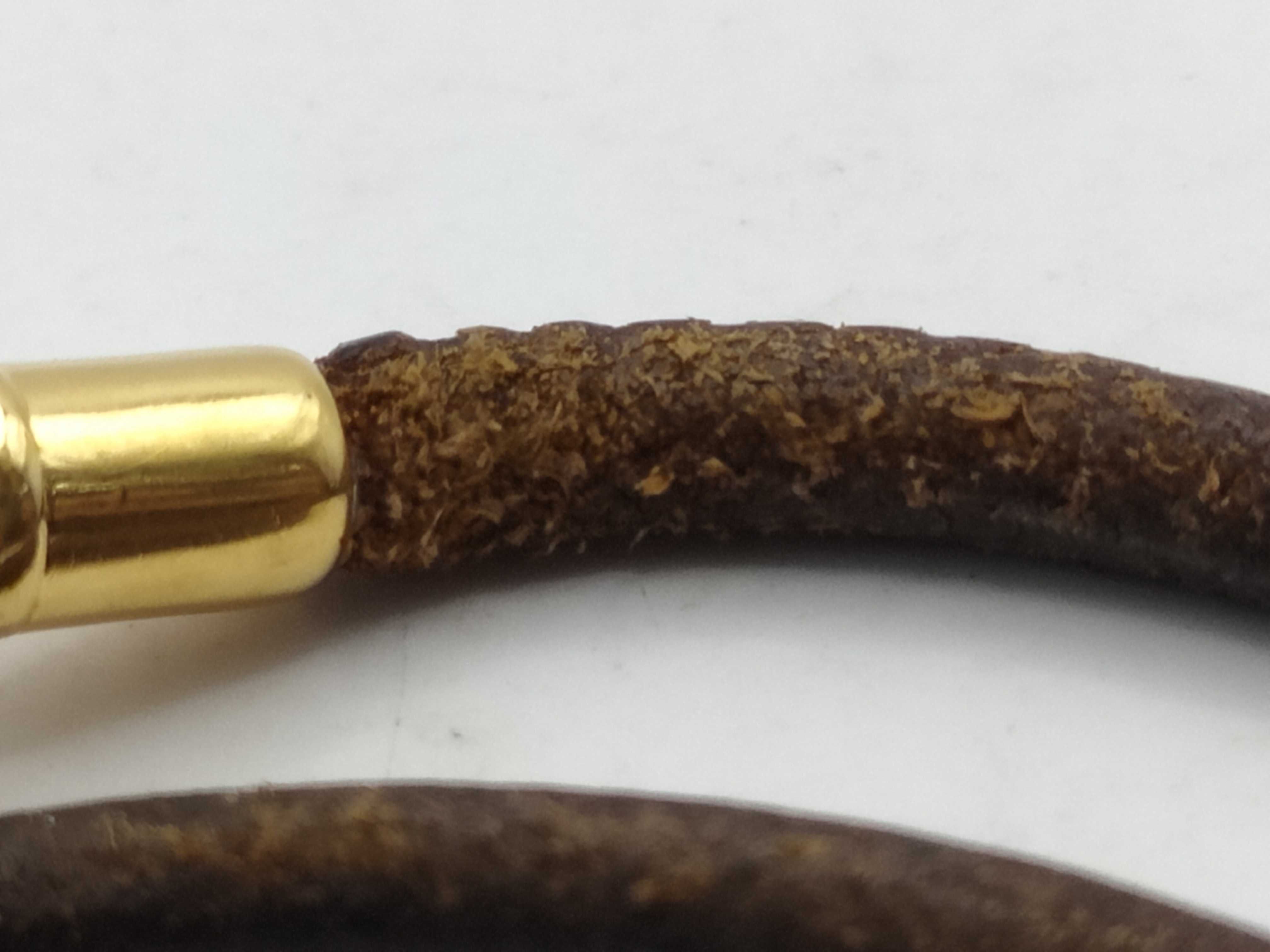 Jumbo Bracelet, Brown Gold Bracelet/Bangle — view 6