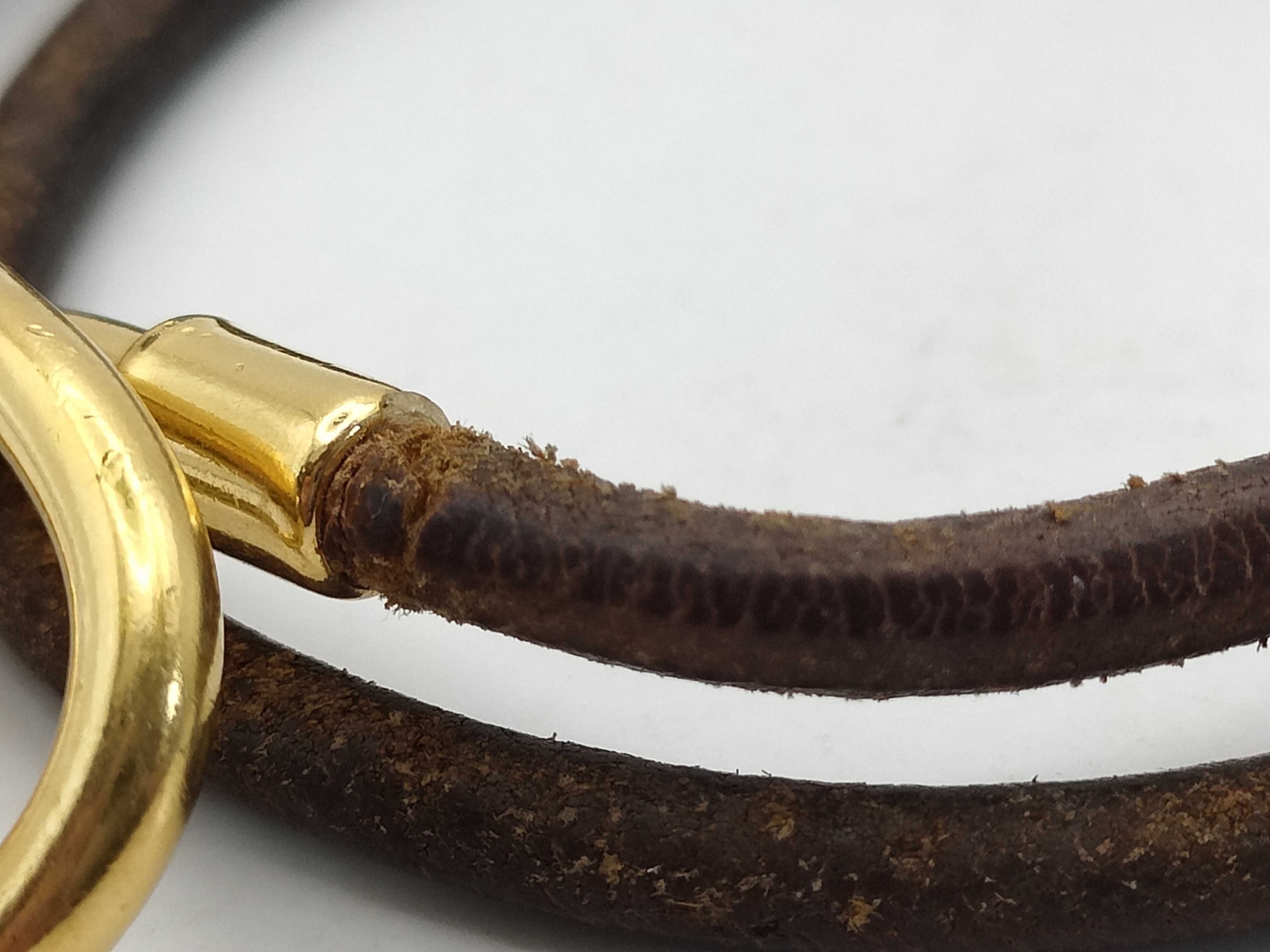 Jumbo Bracelet, Brown Gold Bracelet/Bangle — view 8