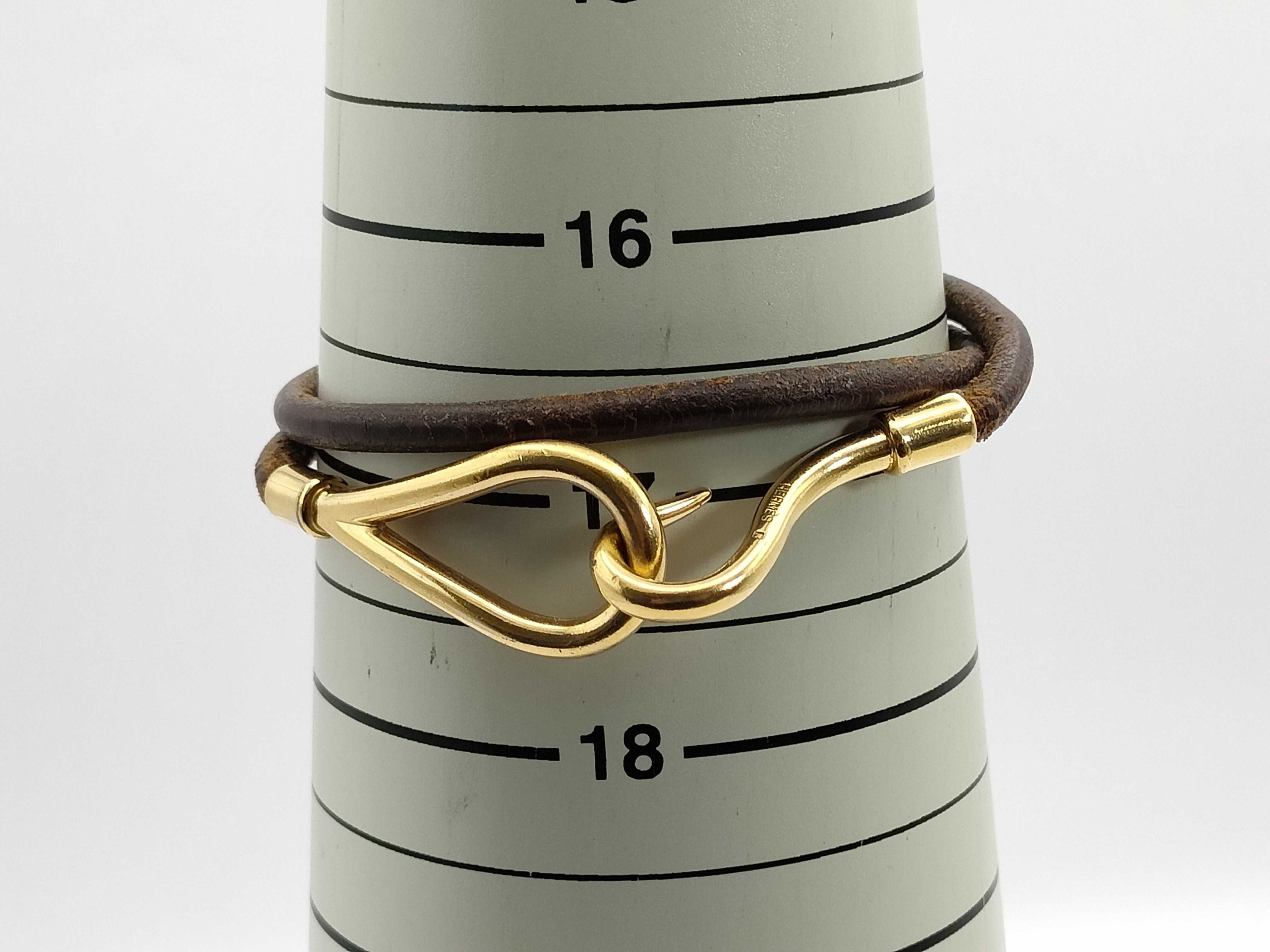 Jumbo Bracelet, Brown Gold Bracelet/Bangle — view 10