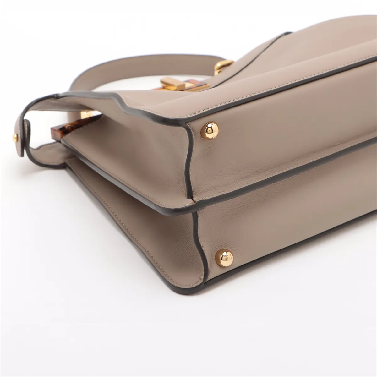 Peekaboo Ic You Medium Leather 2WAY Handbag Beige 8BN321 — view 4