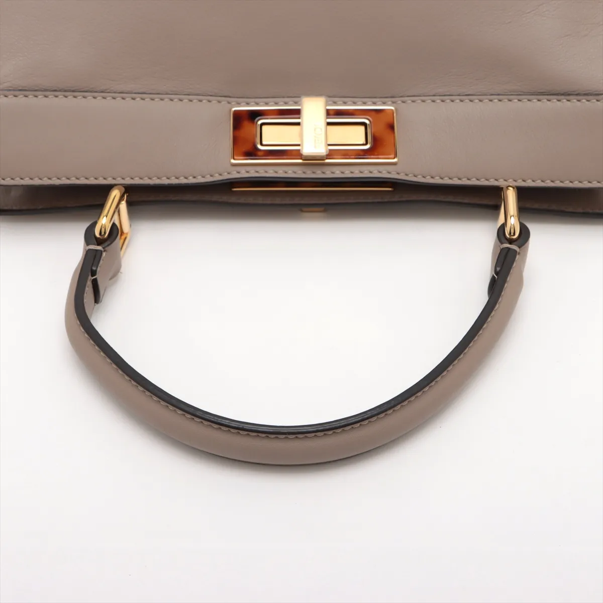 Peekaboo Ic You Medium Leather 2WAY Handbag Beige 8BN321 — view 5