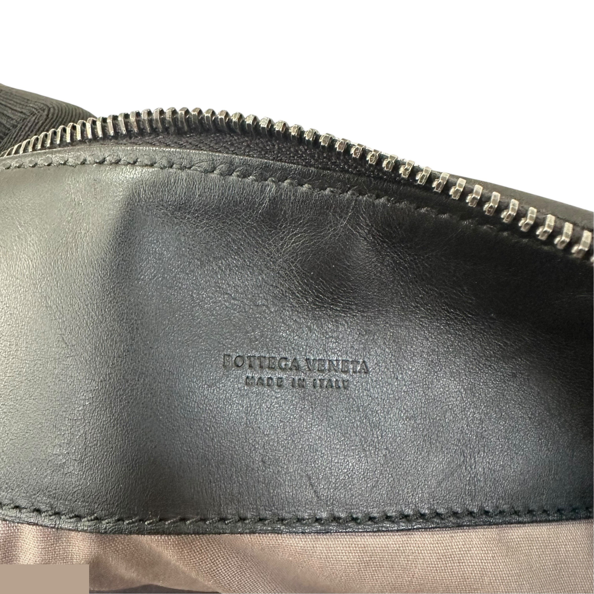 Intrecciato Clutch Bag, Second Bag, Black — view 10