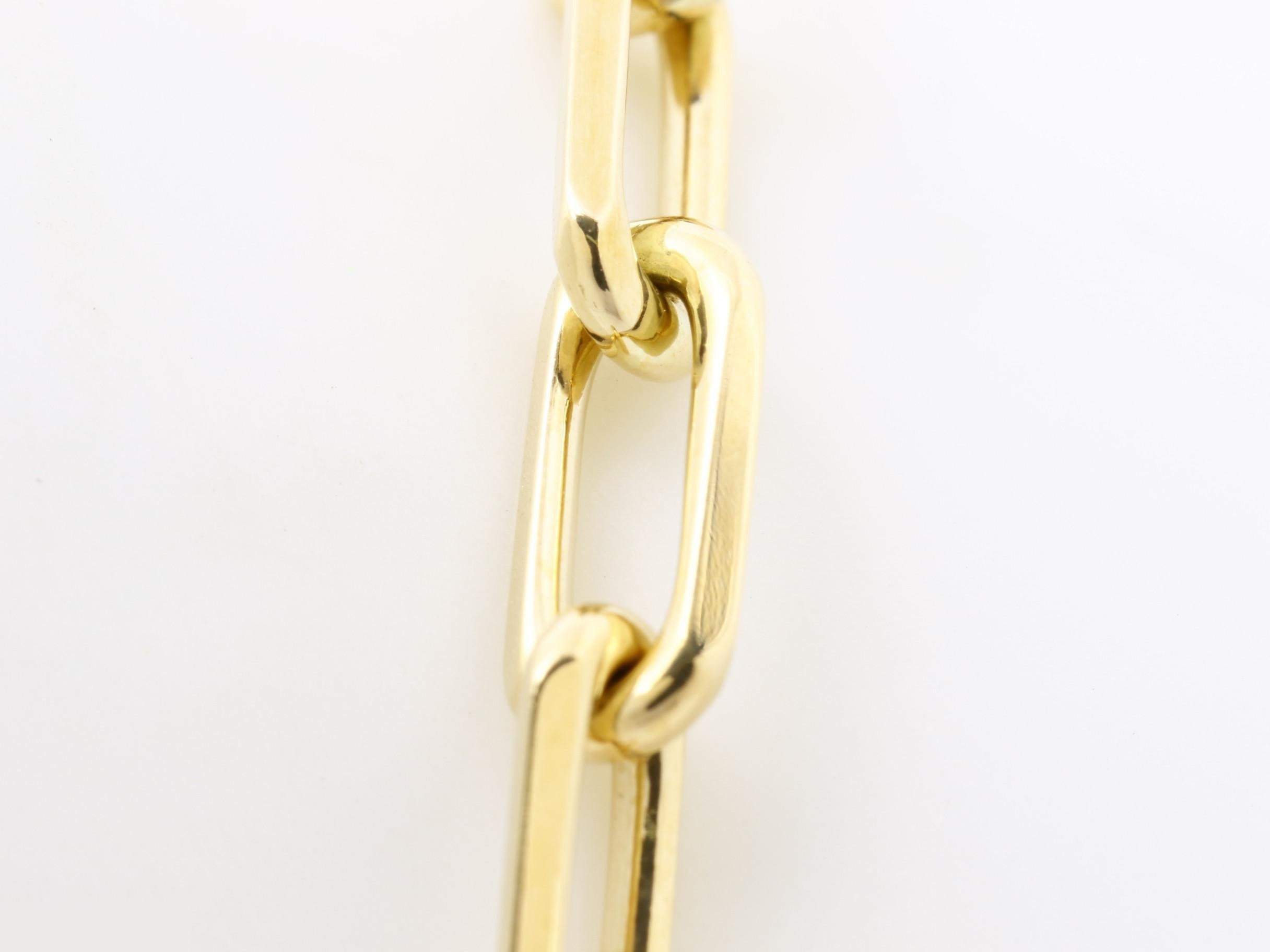 Unused 750YG Santos bracelet, size S/M, 9.4g, approximately 19.5cm — view 2