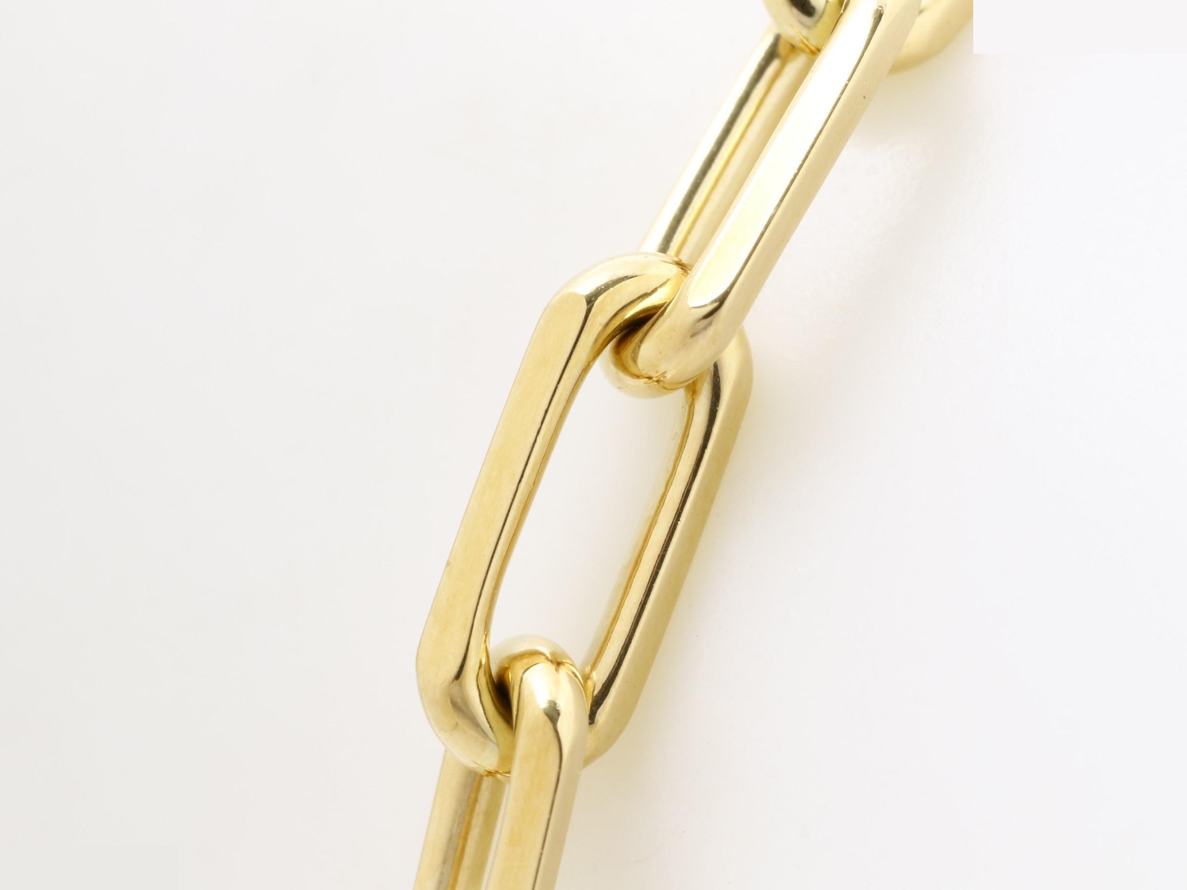 Unused 750YG Santos bracelet, size S/M, 9.4g, approximately 19.5cm — view 3