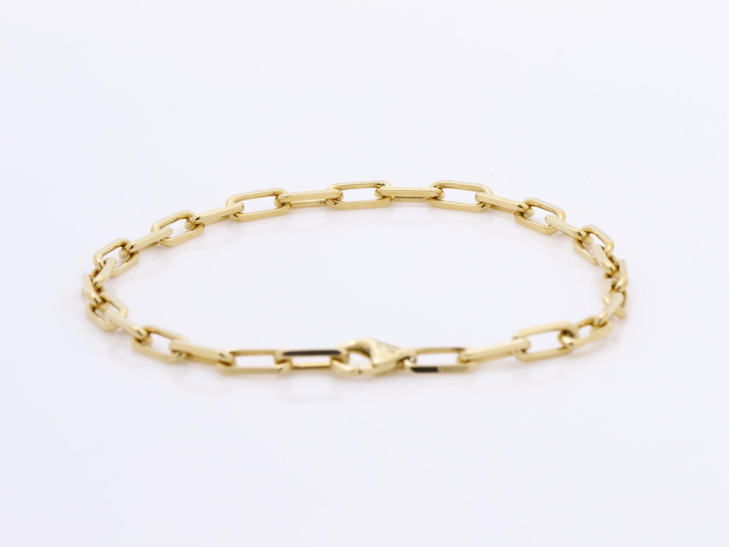 Unused 750YG Santos bracelet, size S/M, 9.4g, approximately 19.5cm — view 4