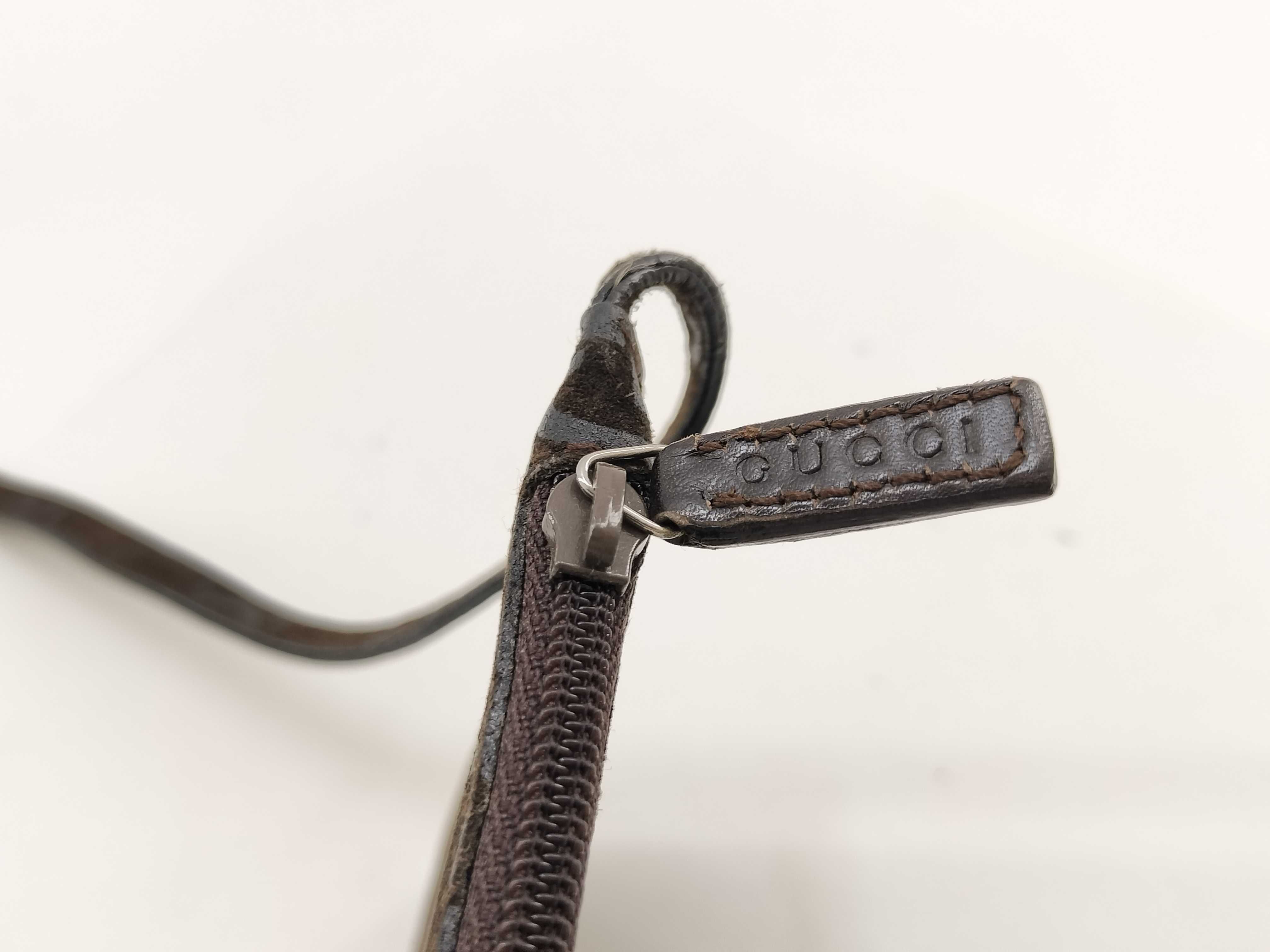 GG Suede One-Shoulder Bag 001 3181 Brown Shoulder Bag — view 13
