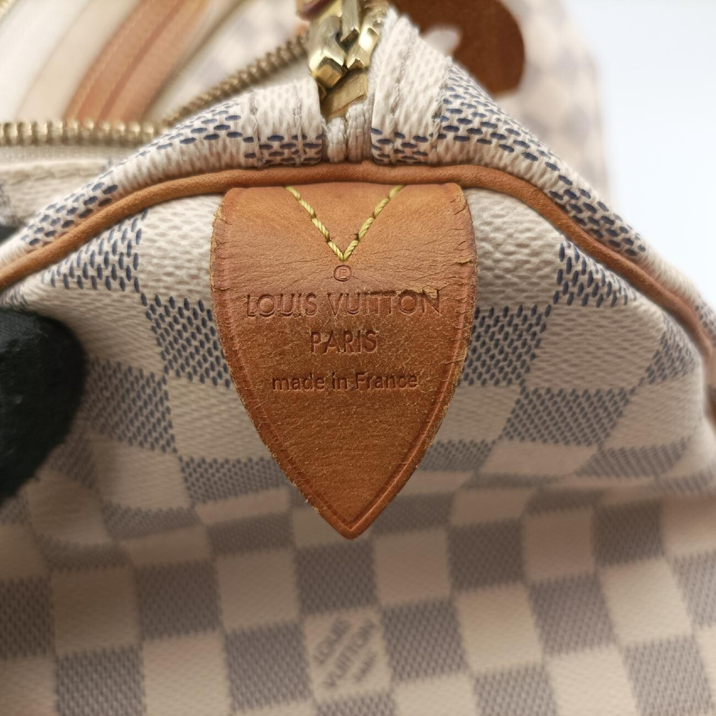Speedy 35 Azur Damier Canvas N41535 BA1112 Handbag — view 7