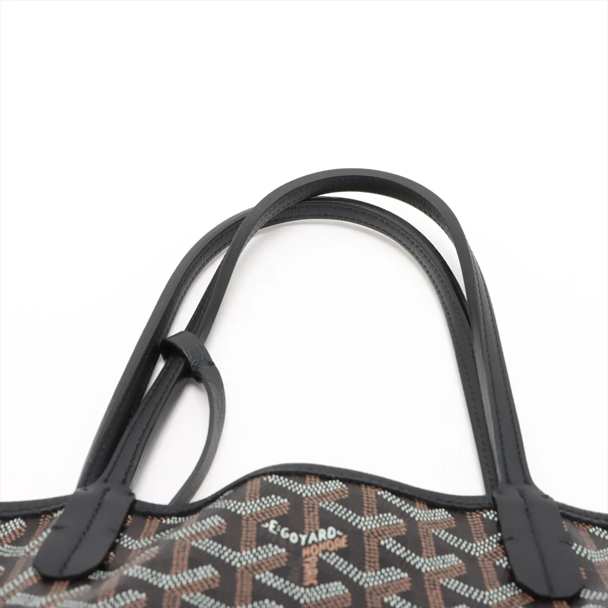 Saint Louis PM PVC x Leather Tote Bag Black — view 6