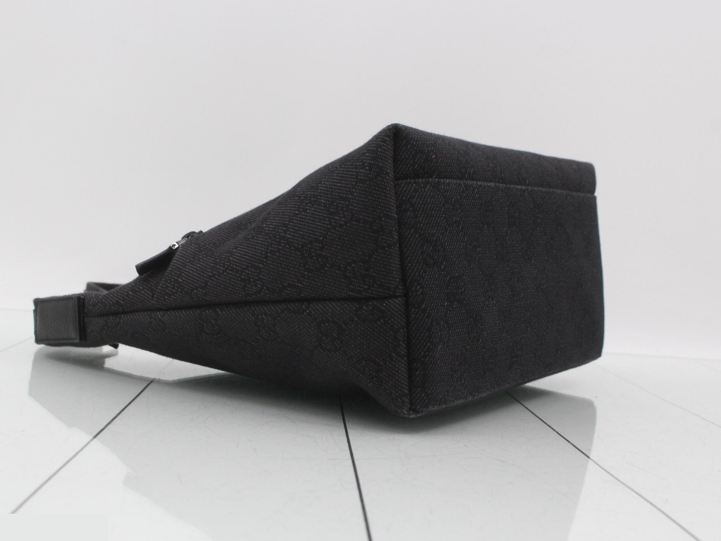 Denim GG Shoulder Bag — view 5