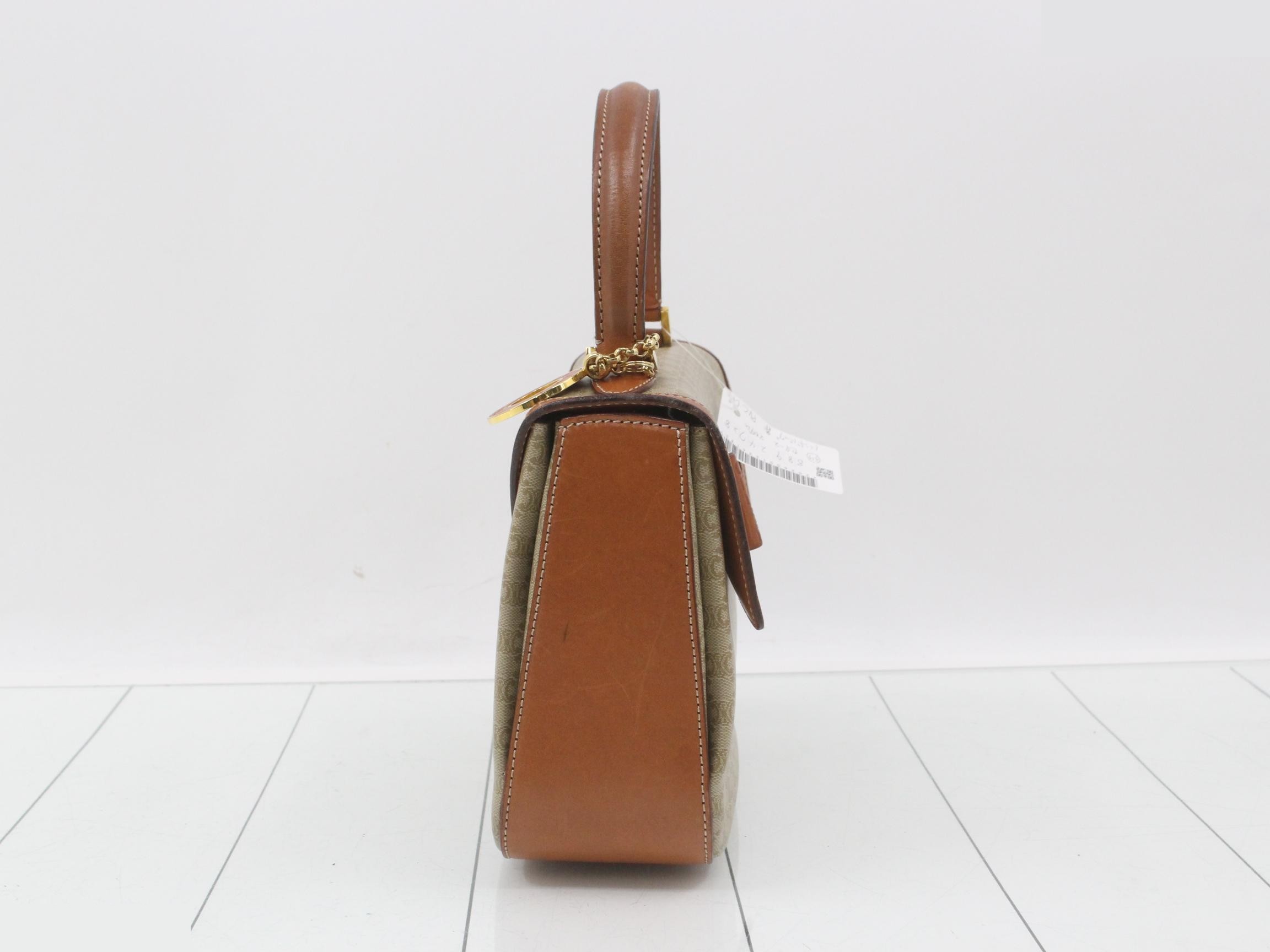 Macadam handbag, brown, PVC leather — view 4