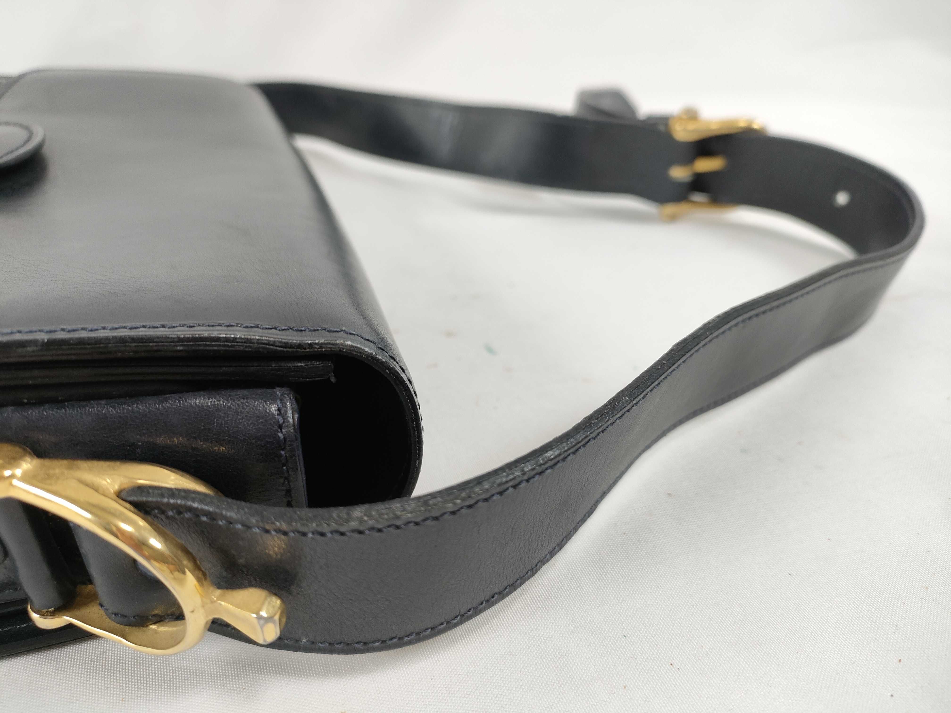 Mini Carriage Hardware Calfskin Shoulder Bag — view 3