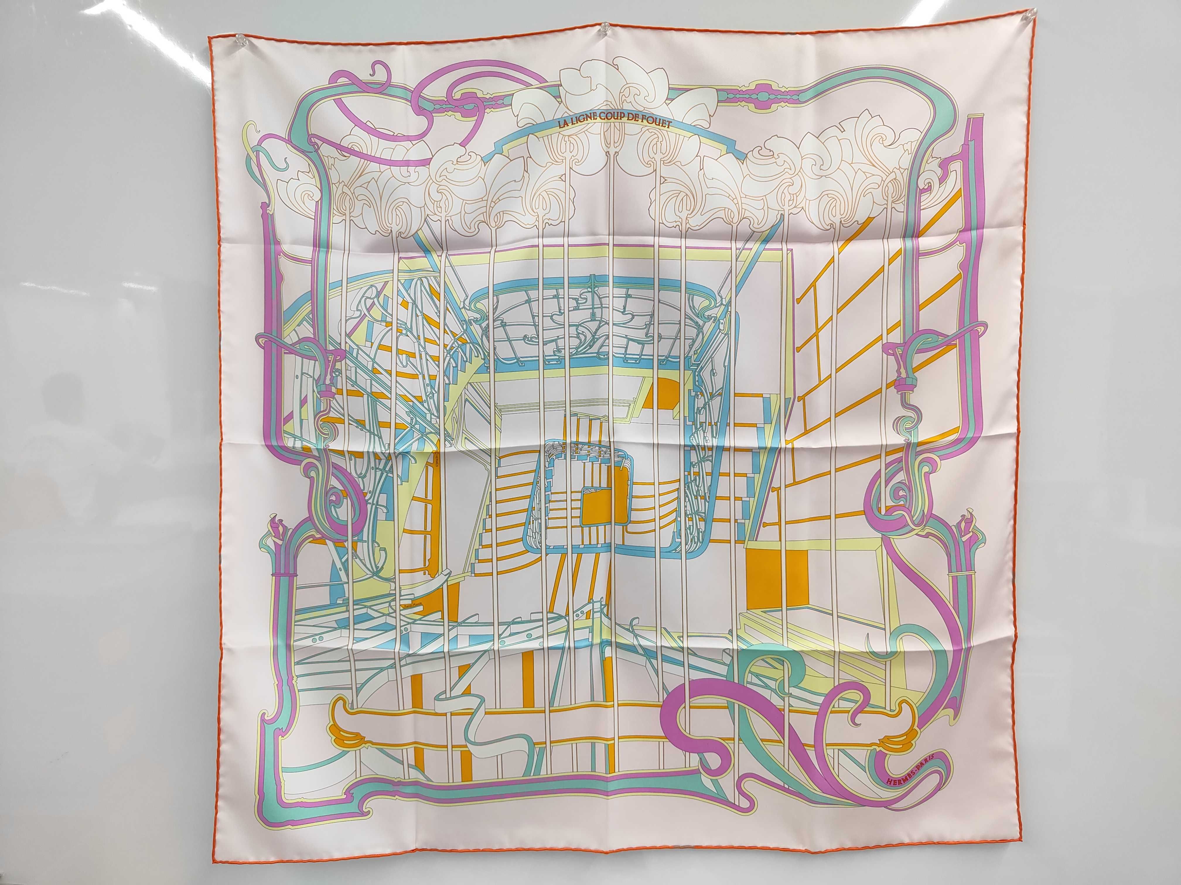 Carre 90 Whip Line Silk Scarf and other accessories