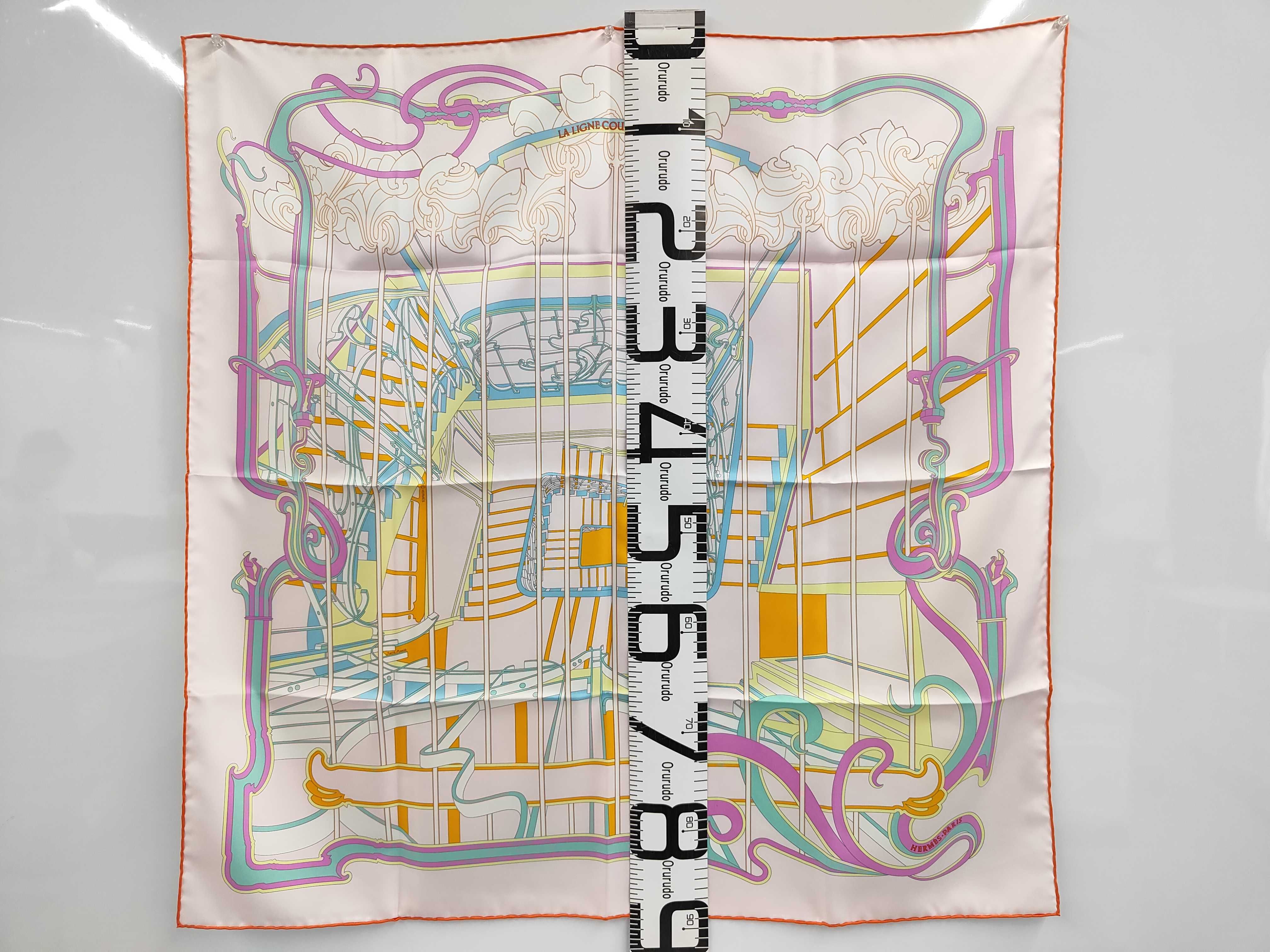 Carre 90 Whip Line Silk Scarf and other accessories — view 2
