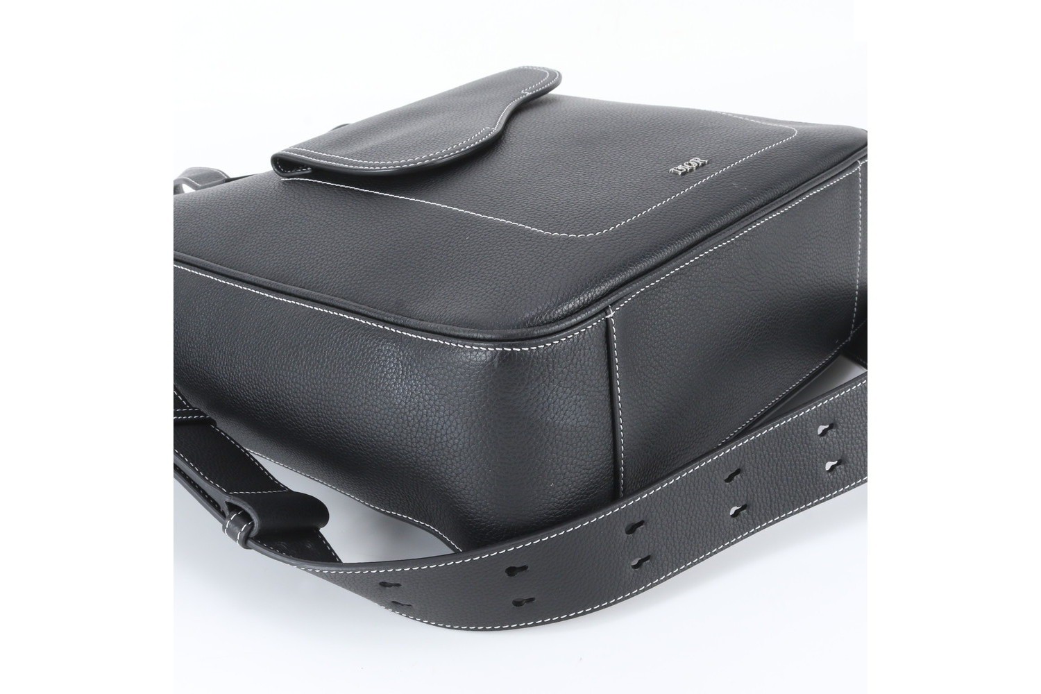 Guaranteed Saddle Leather Shopper 2-Way Shoulder Bag — view 5