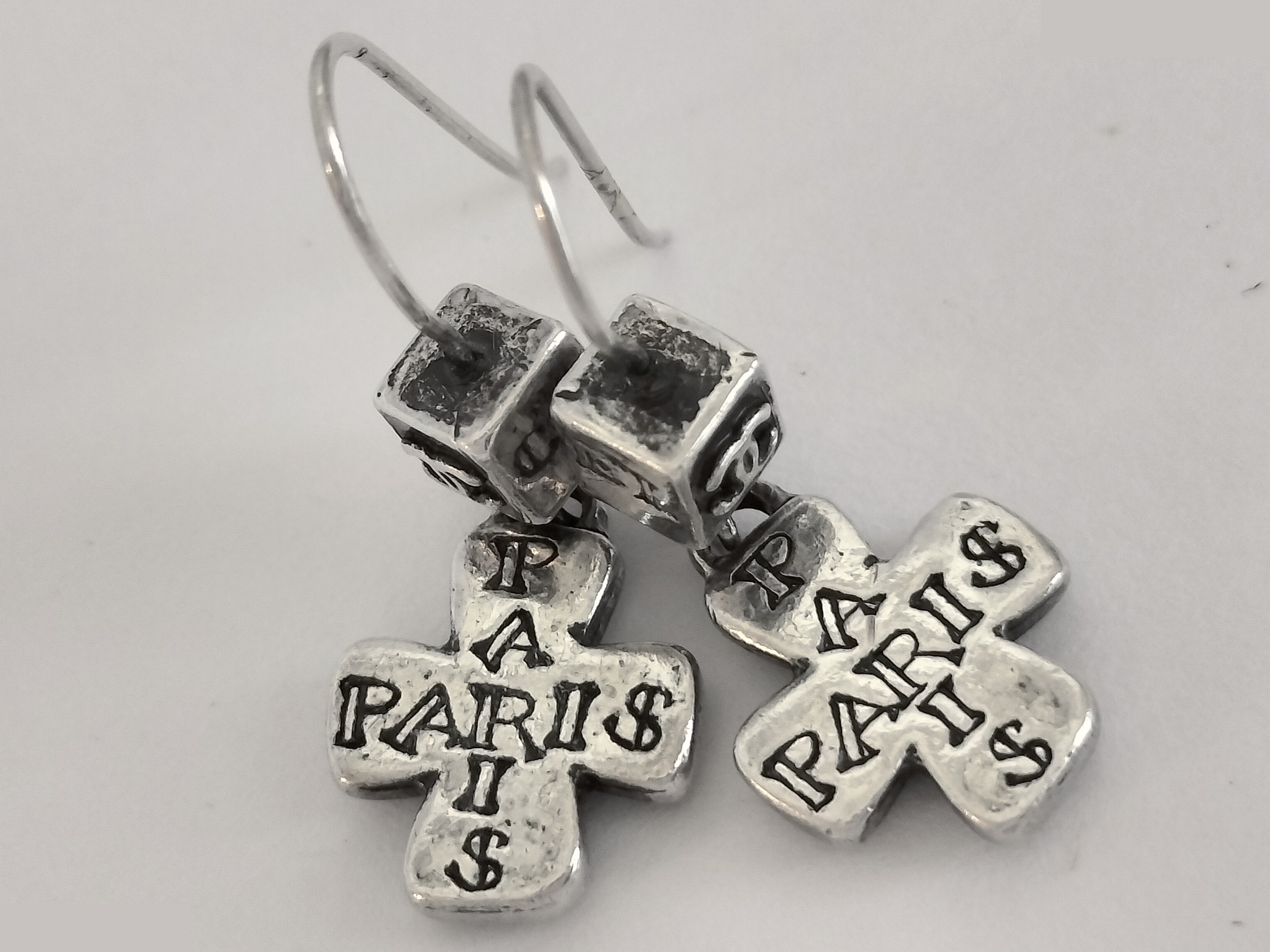 Coco Clover Silver Earrings — view 3
