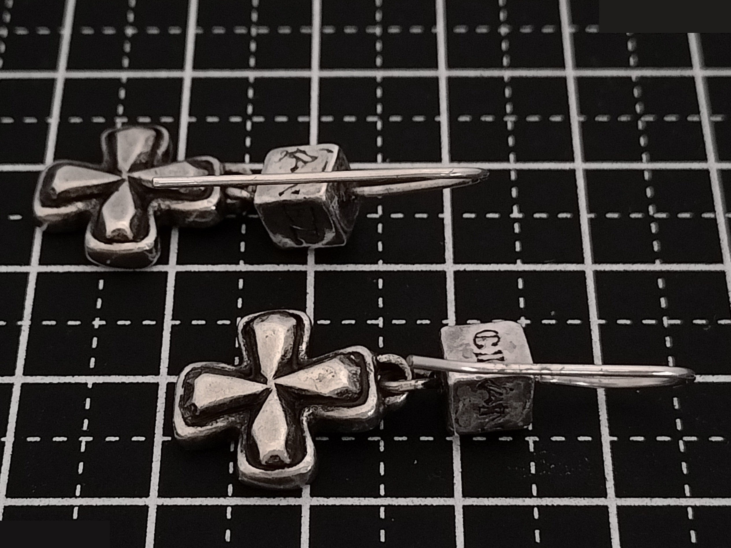 Coco Clover Silver Earrings — view 5