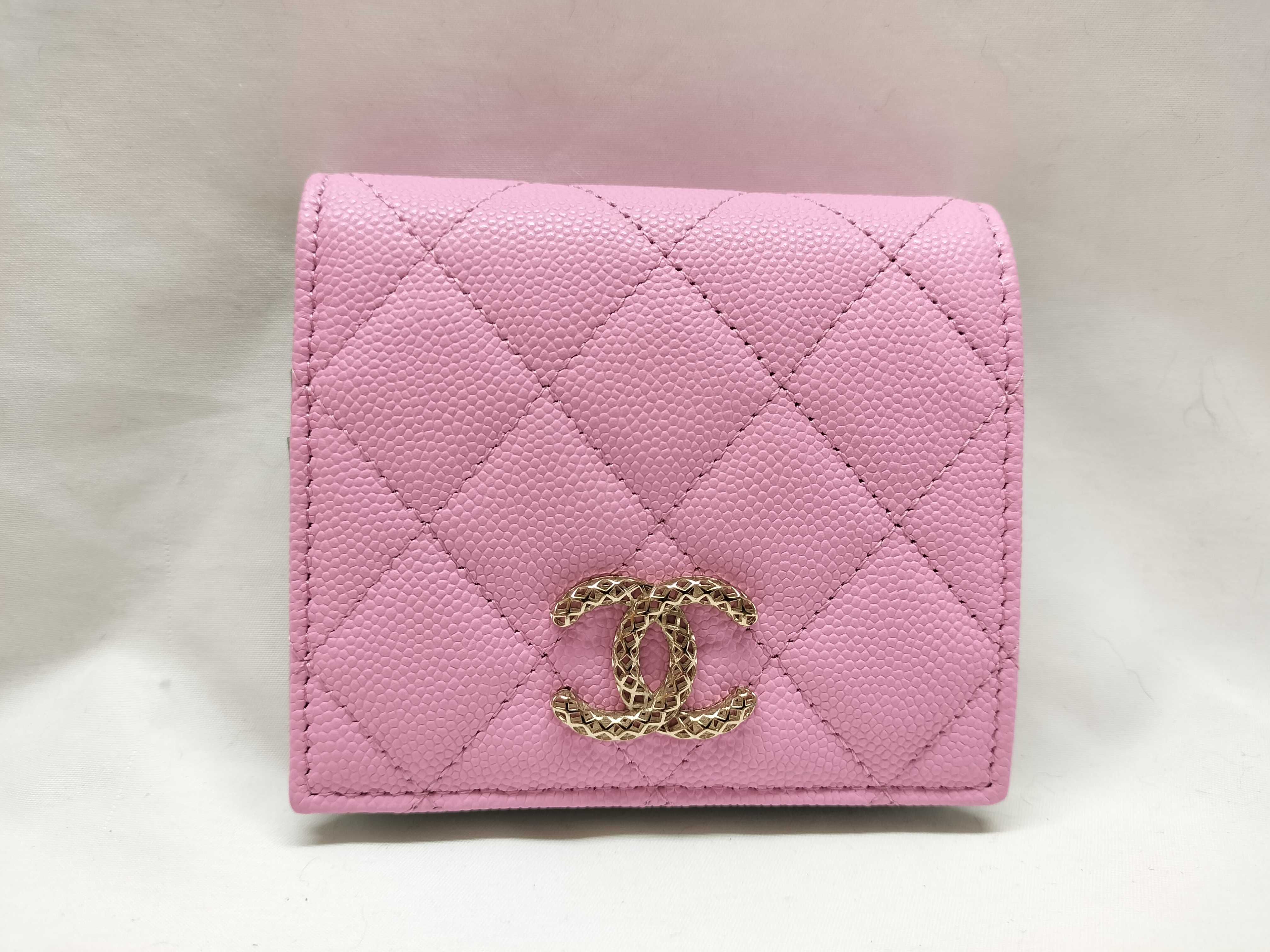 Mato Fold Wallet Caviar Coco Pink Wallet