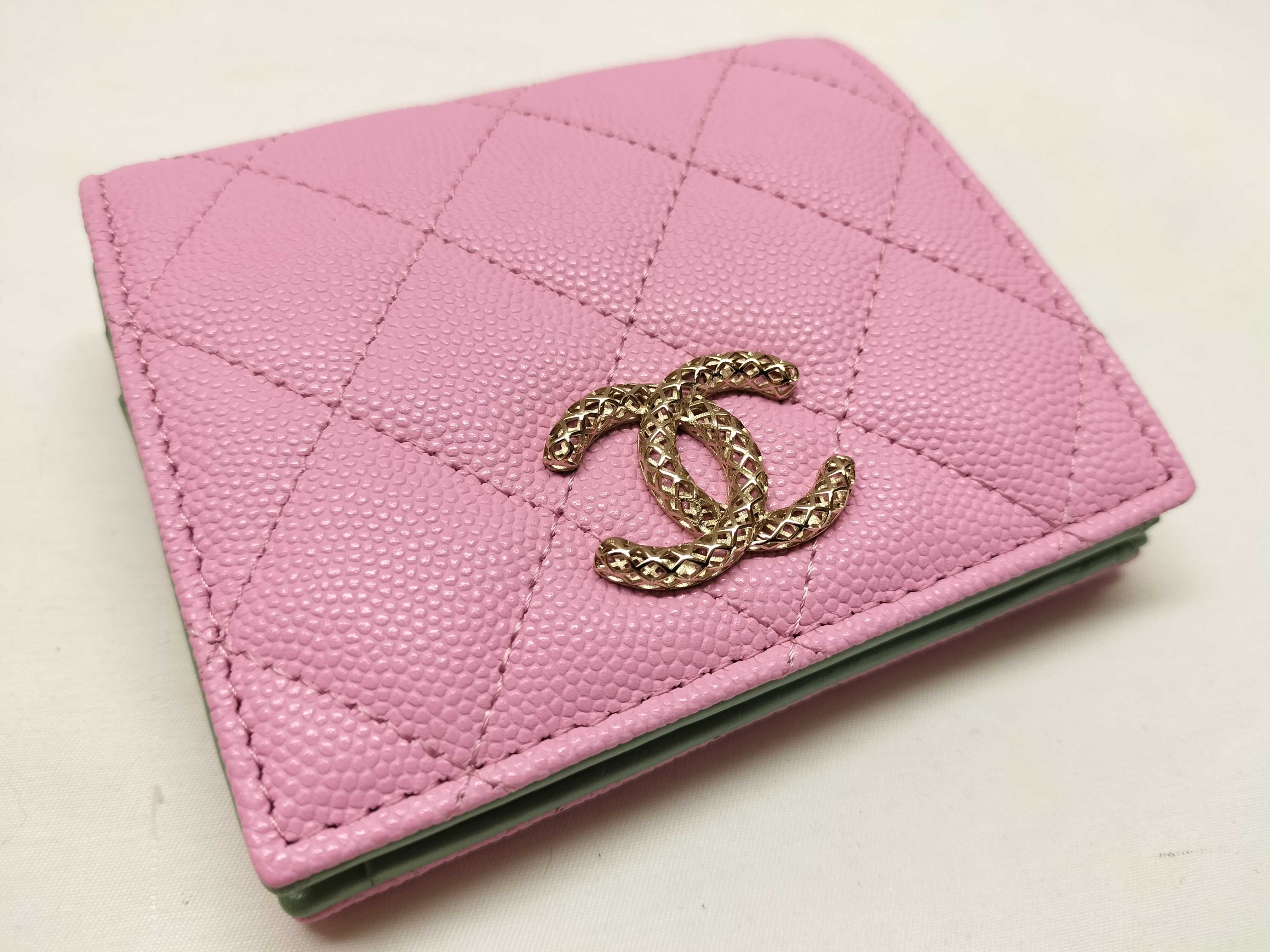 Mato Fold Wallet Caviar Coco Pink Wallet — view 6