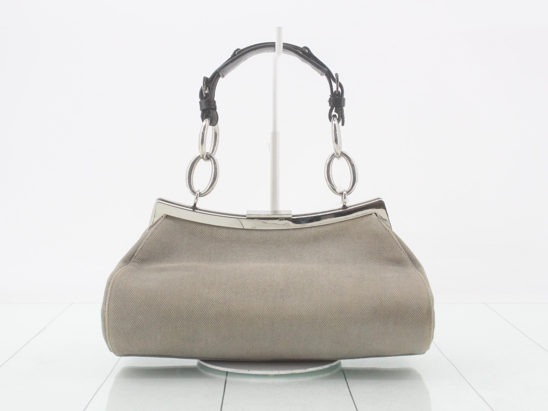 Clasp-closure shoulder bag — view 2