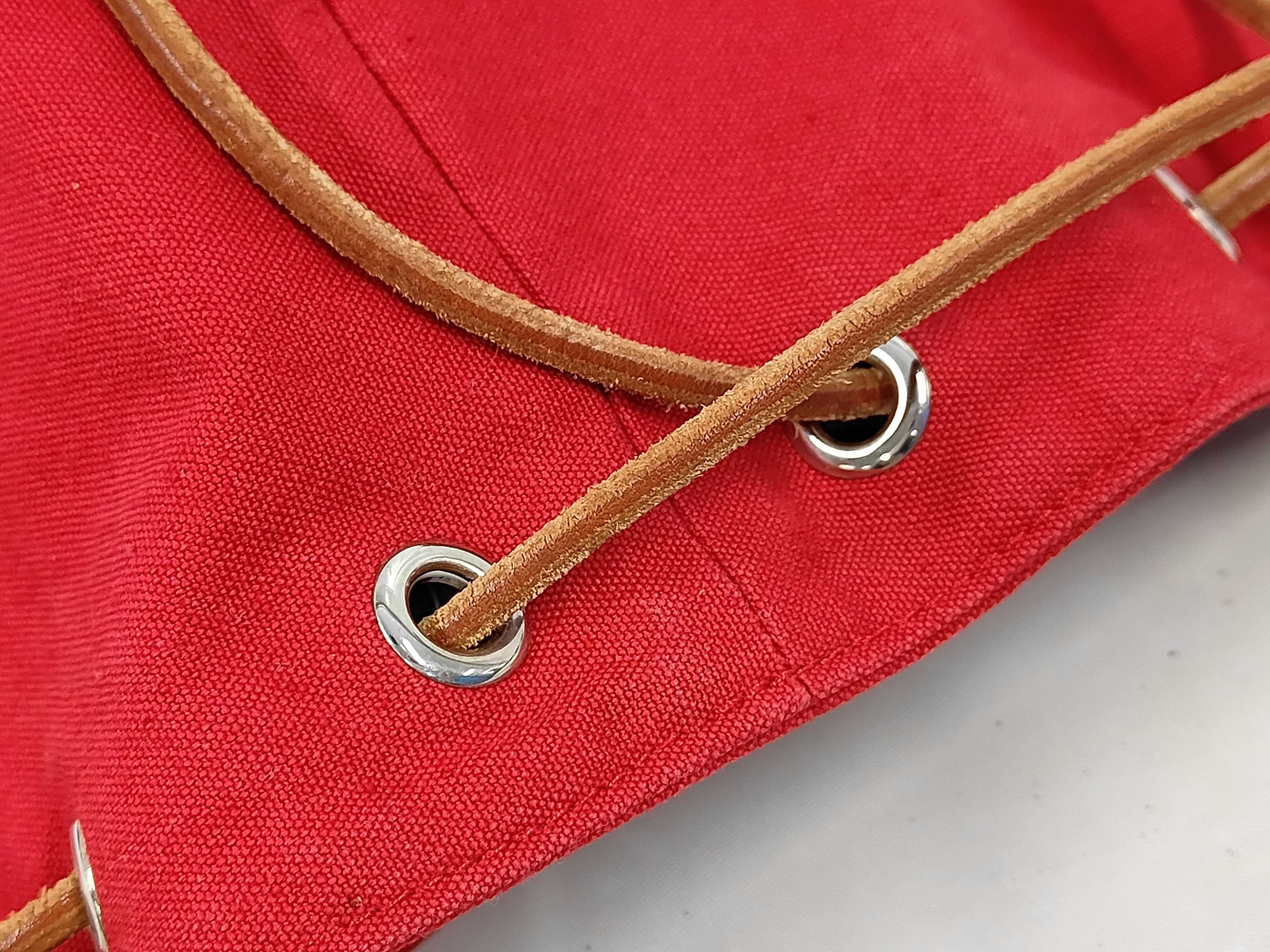 drawstring backpack Polochon Mimil cotton red backpack — view 8