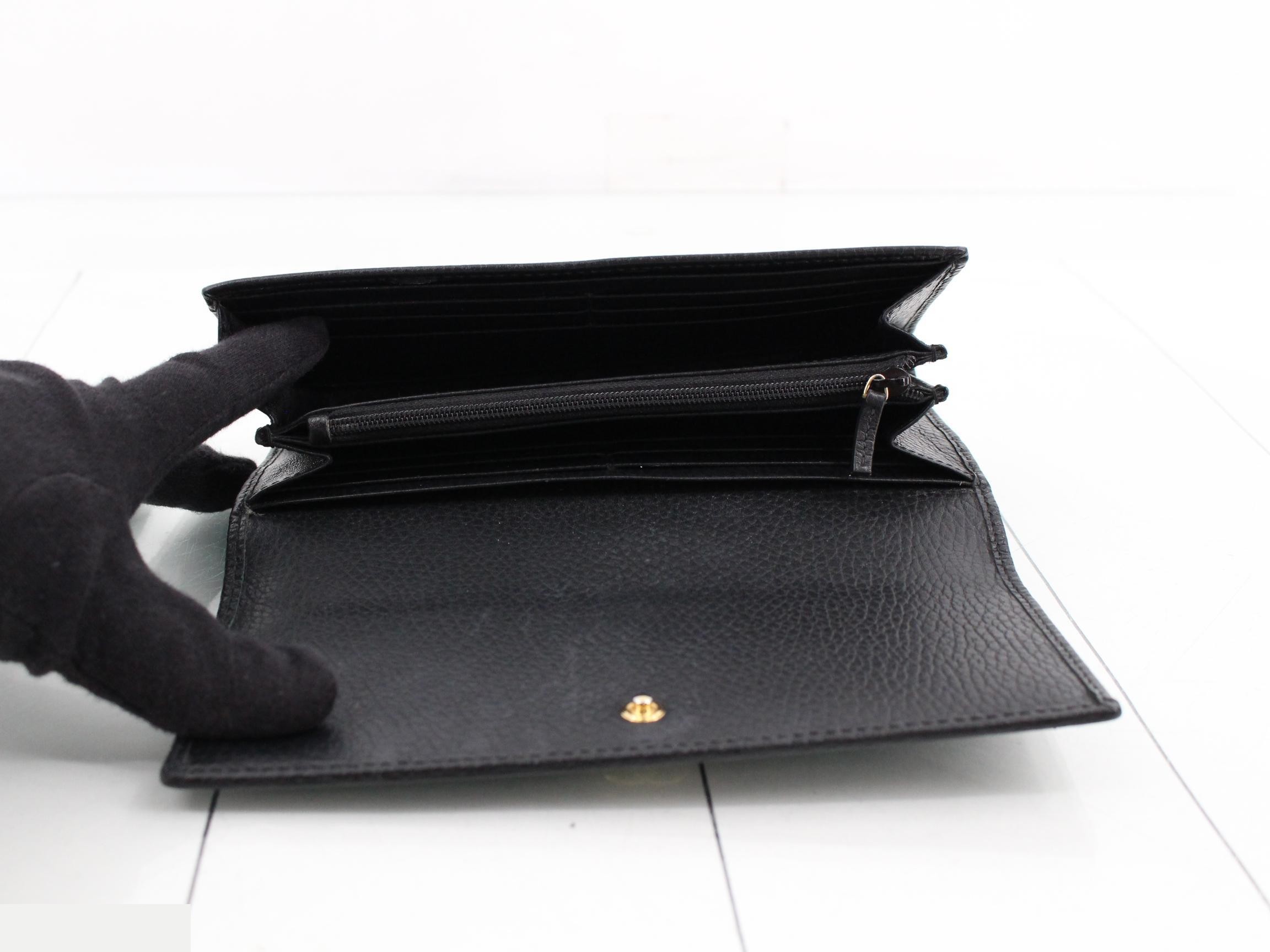 long wallet, black — view 4